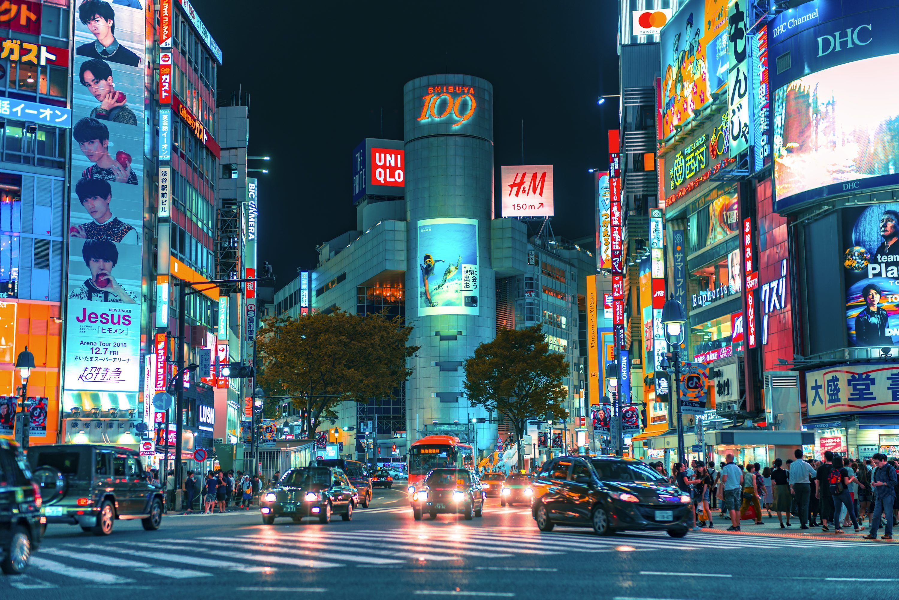 3000x2001 Shibuya Picture [Scenic Travel Photo]. Download Free Image