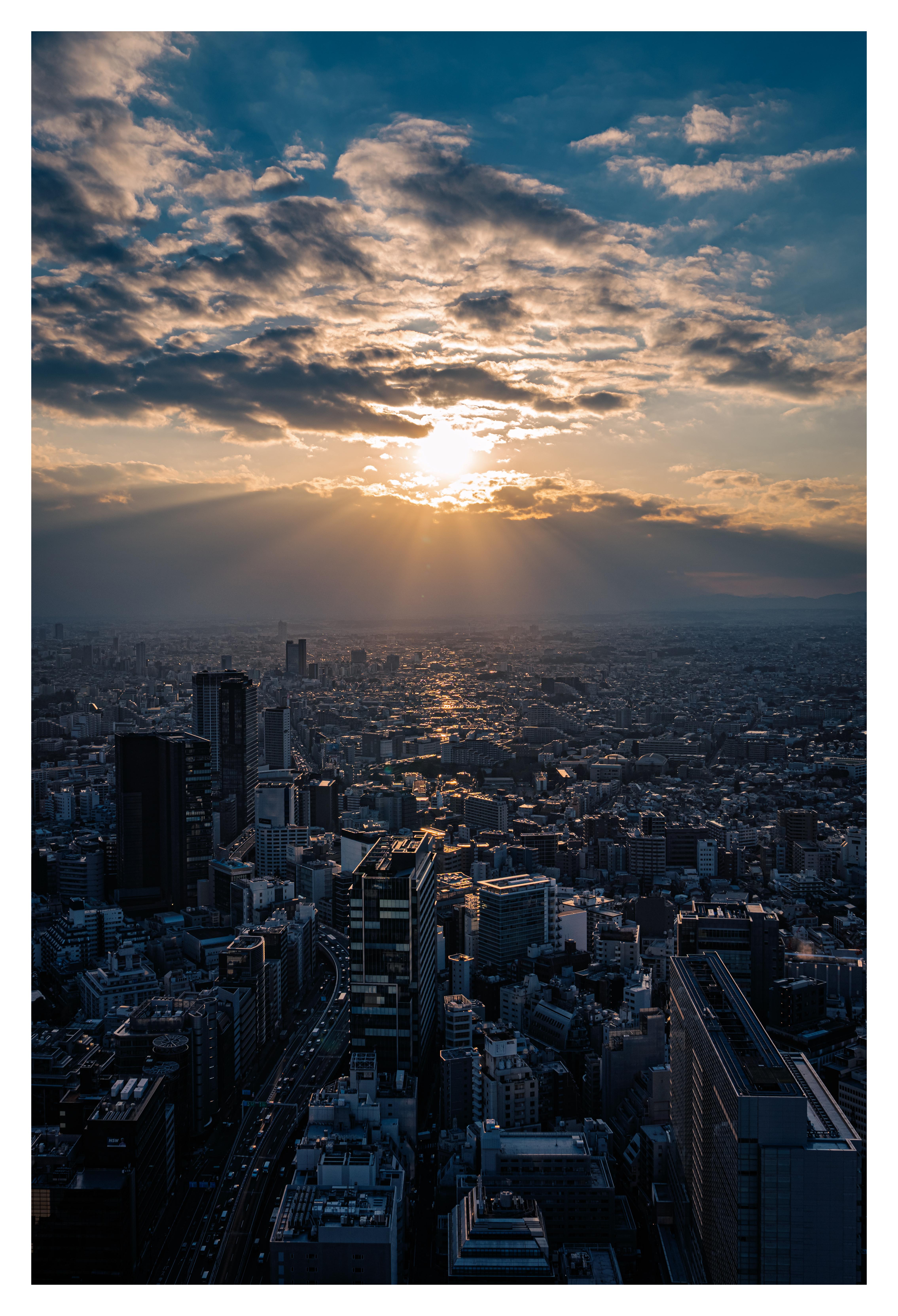 4540x6652 Got very lucky with the natural light at Shibuya Sky