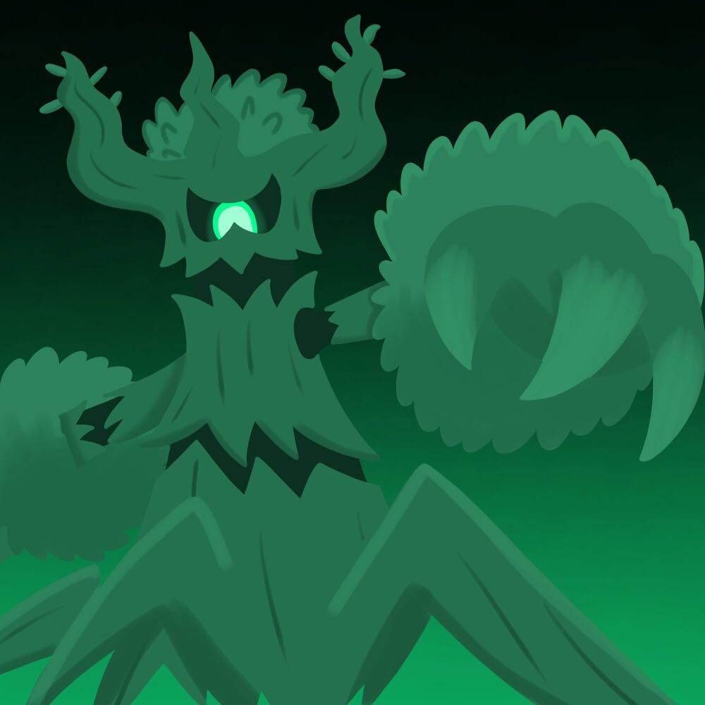 1000x1000 Digital drawing of Trevenant