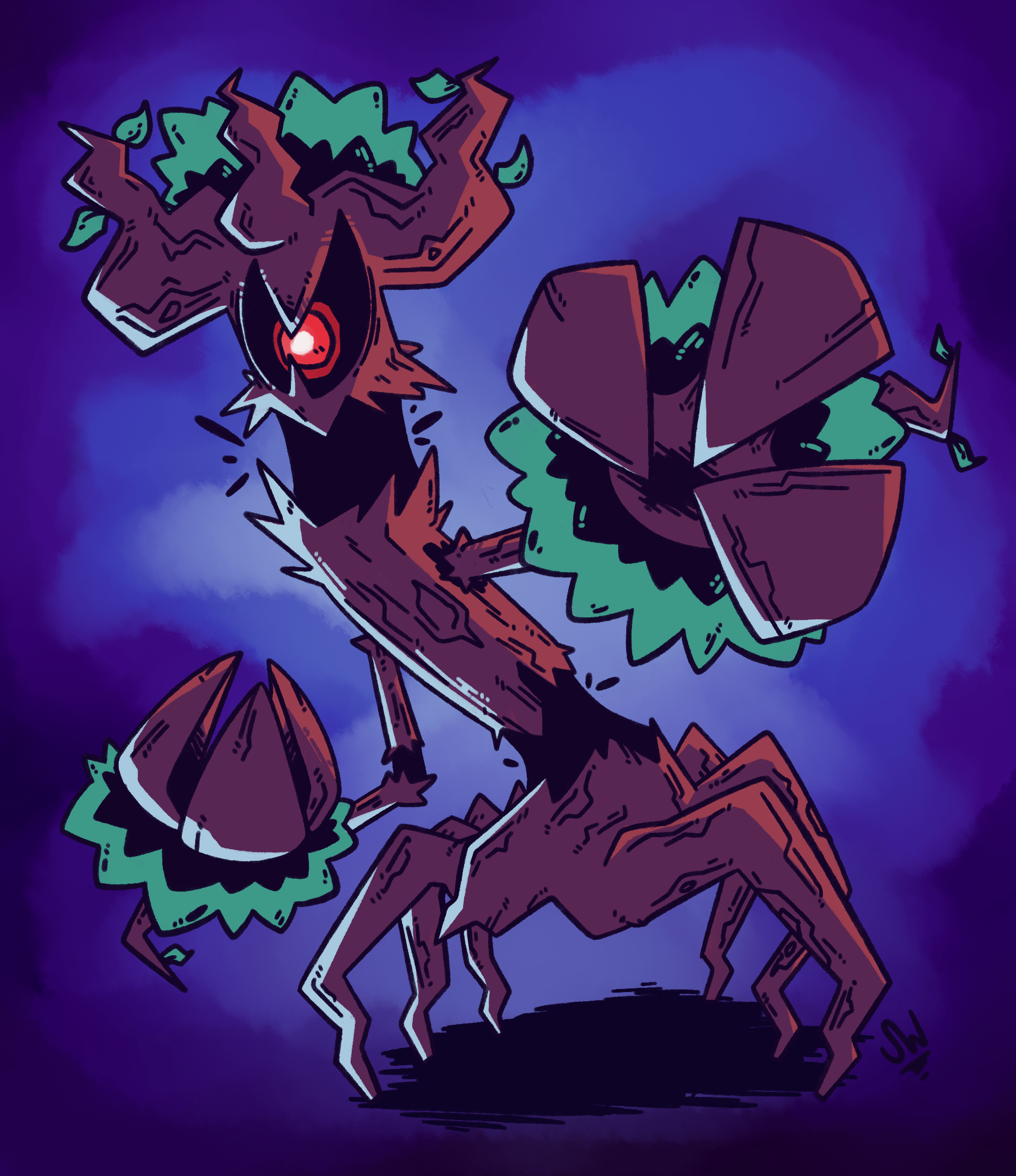 1900x2200 Trevenant by SnoozingWell on Newgrounds