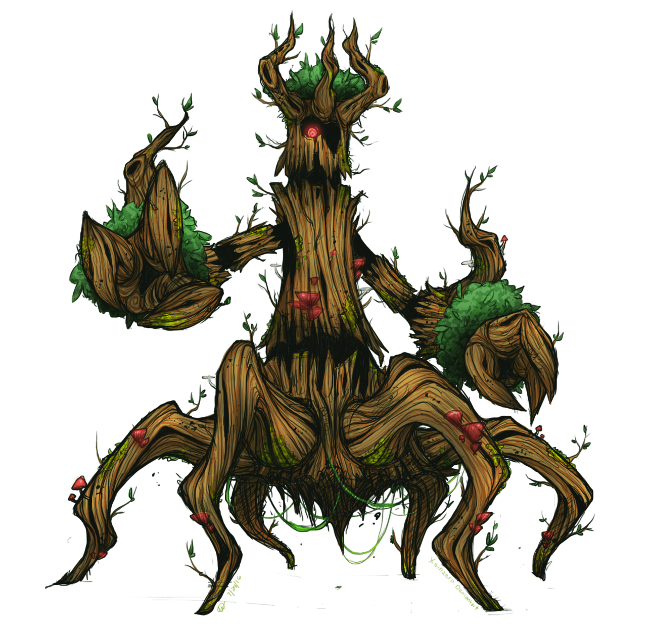 1280x1263 Trevenant Pokemon, Forest Guardian, Haunting Voice, Tree Spirit, Ghost Type PNG