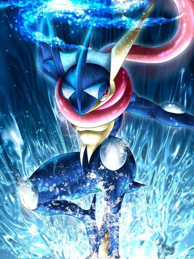 768x1024 Greninja iPhone Wallpaper