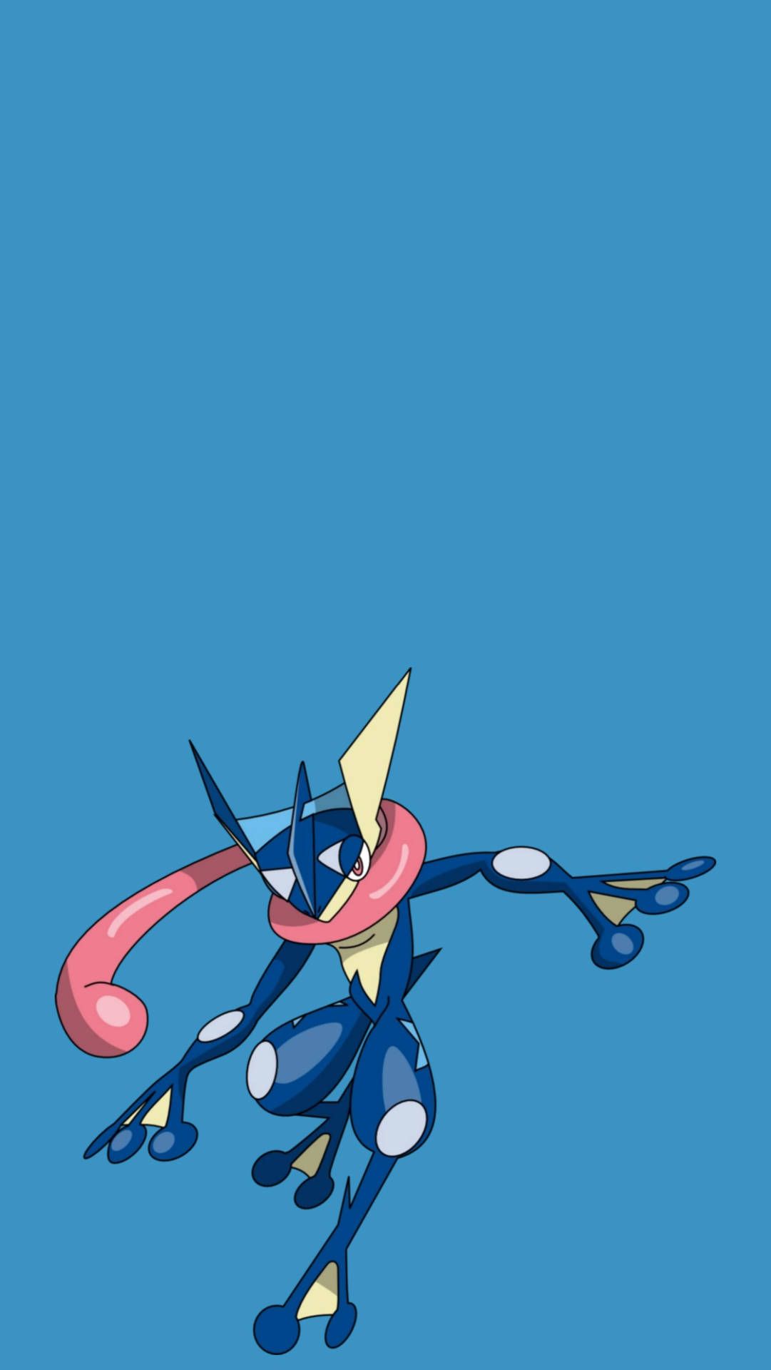 1081x1920 Download A Mysterious and Powerful Ninja, Greninja Wallpaper