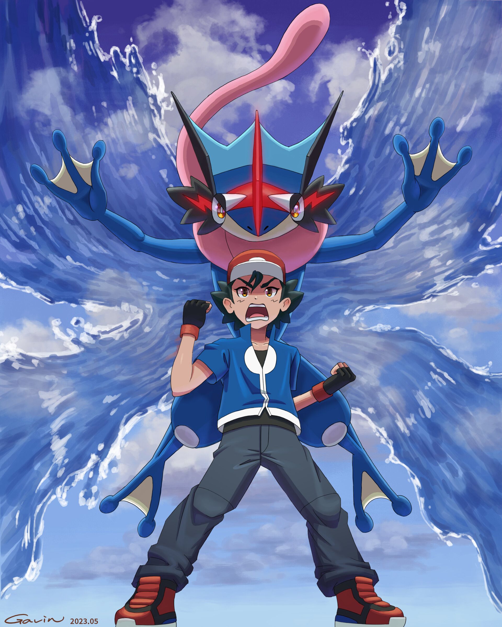 1920x2400 Ash's Greninja