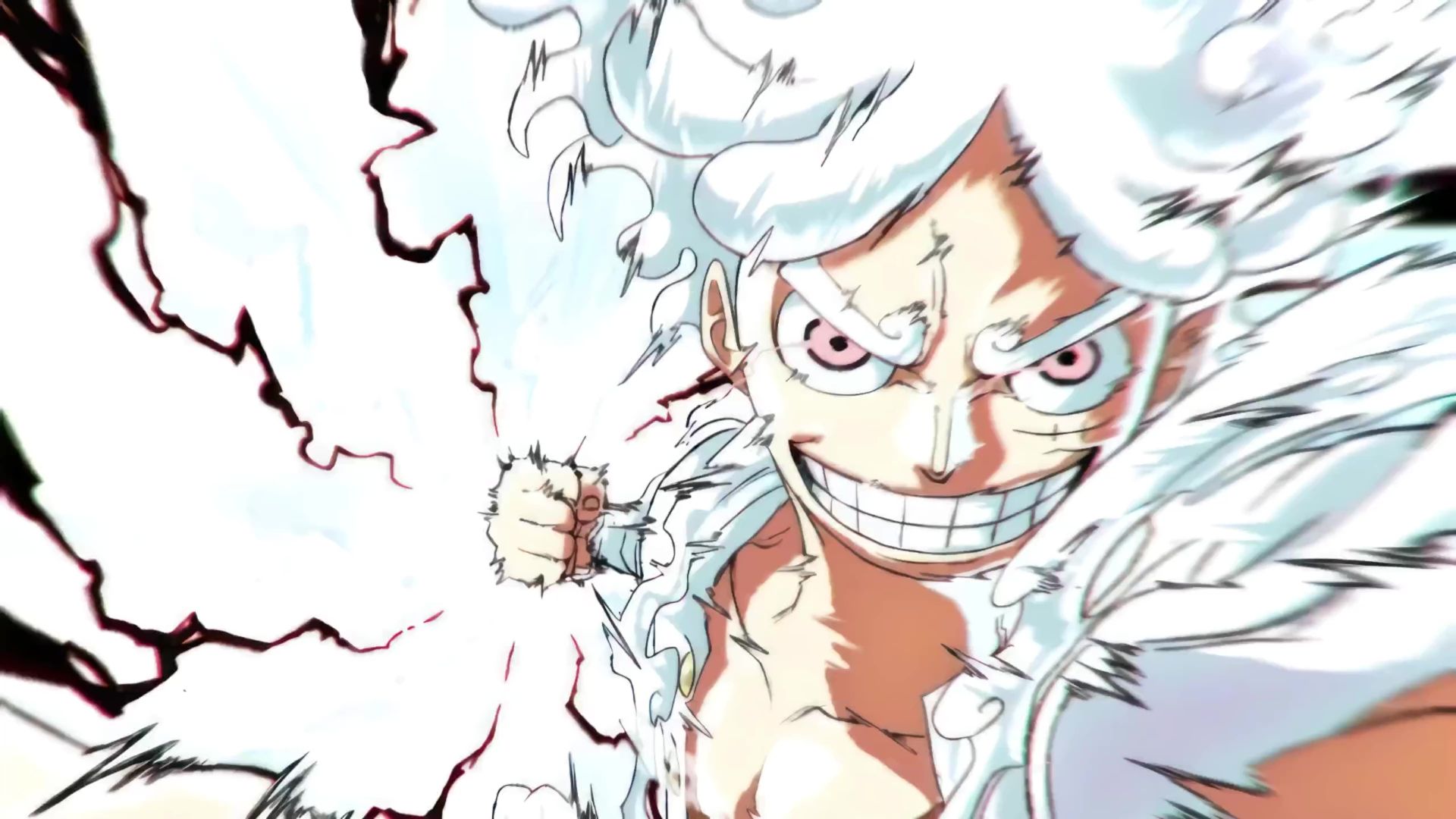 1920x1080 Luffy Gear 5 One Punch Live Wallpaper