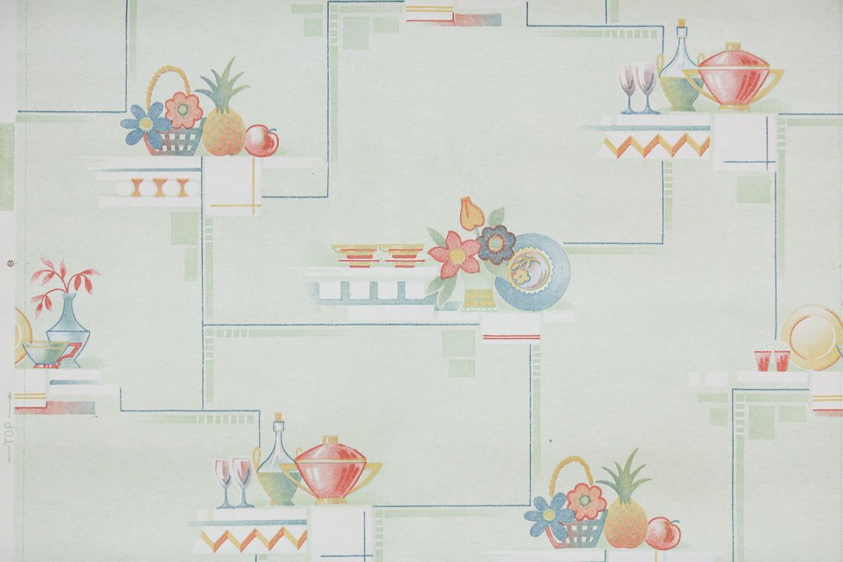 1200x800 1930s Kitchen Vintage Wallpaper