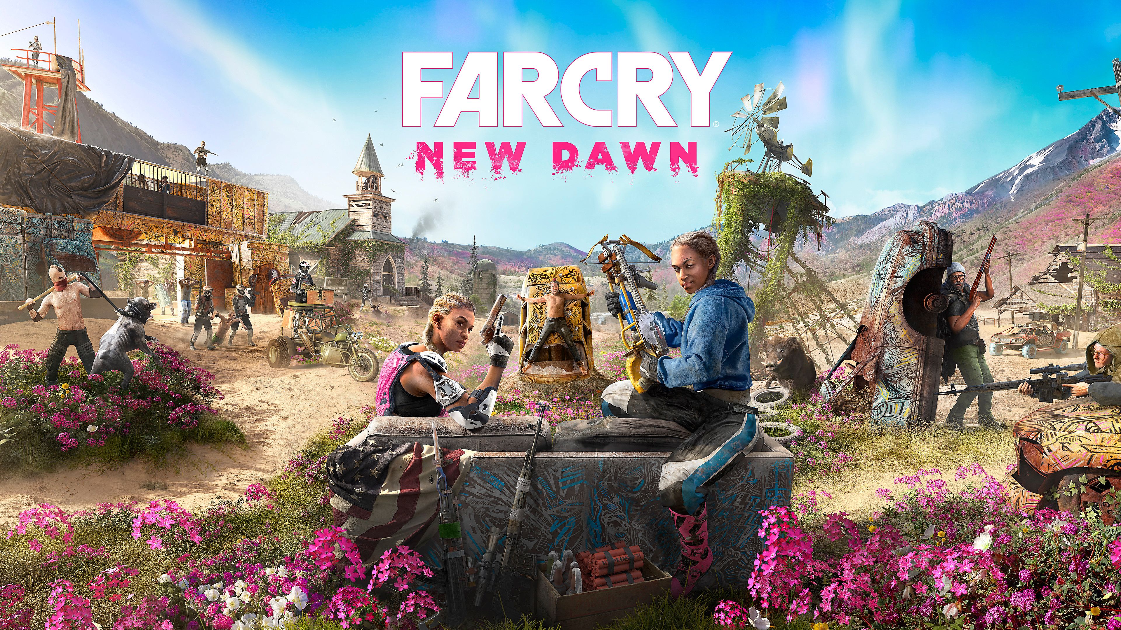 3840x2160 Far Cry New Dawn Cover art 2019 Game 4K Wallpaper