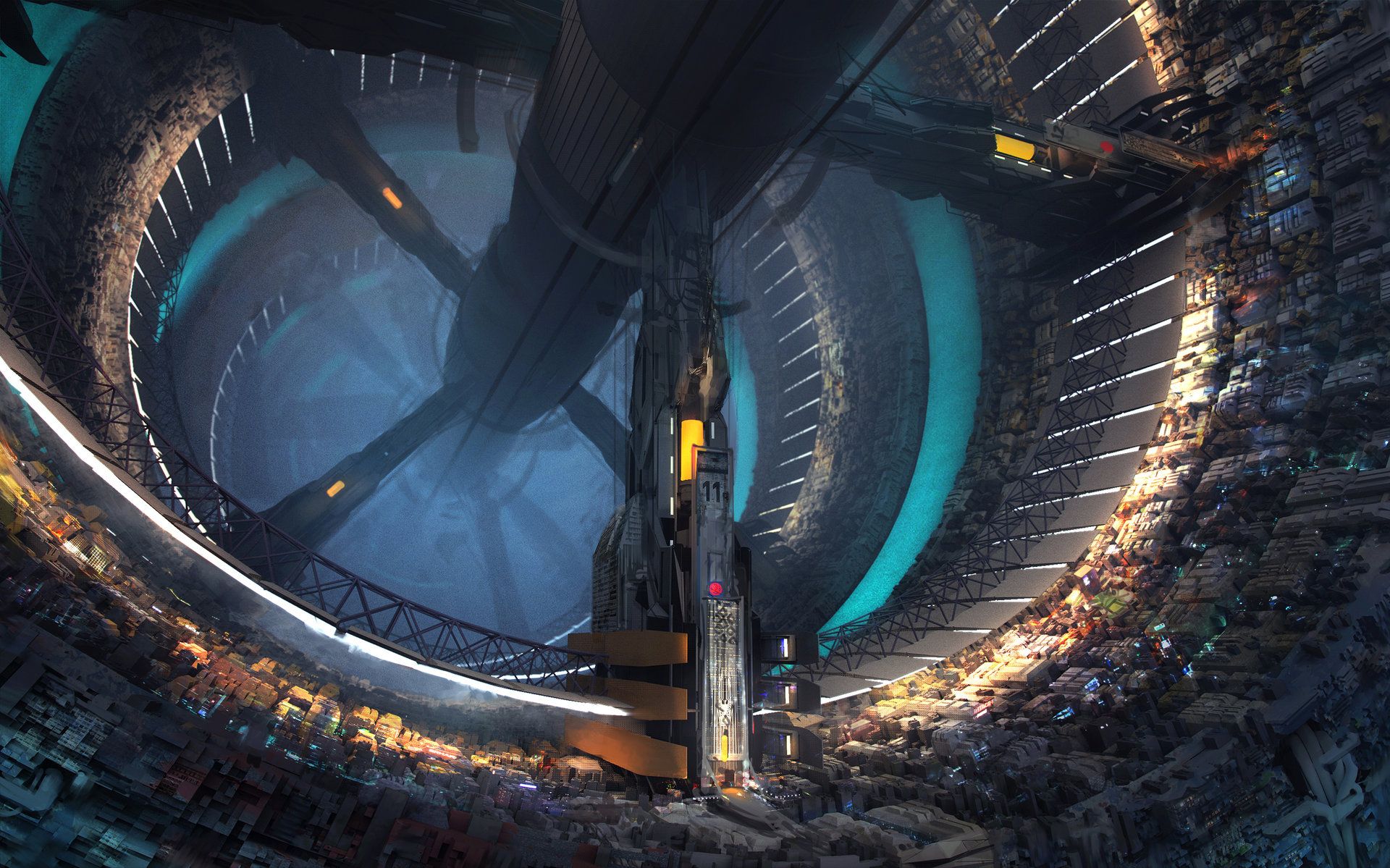 1920x1199 Megastructure Wallpaper