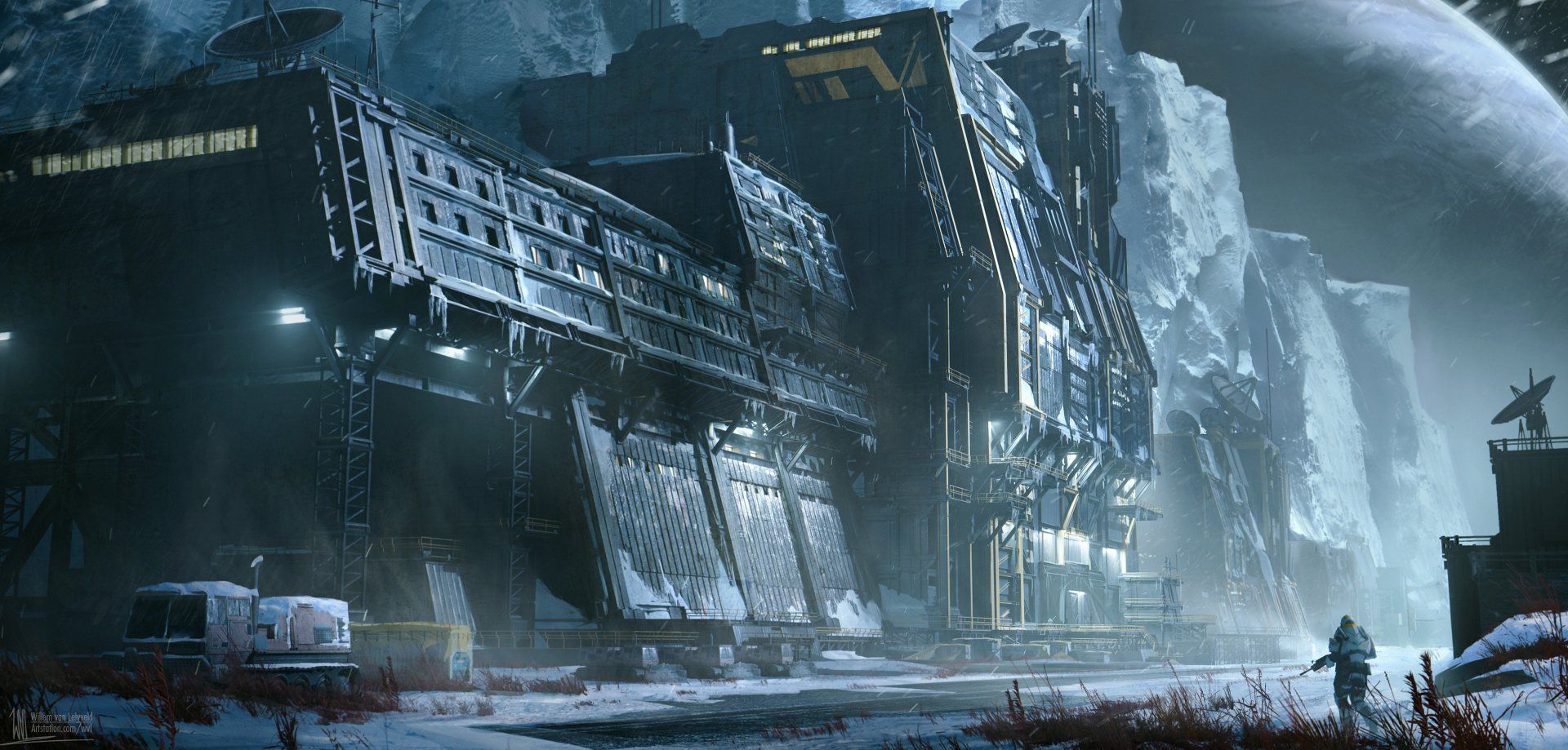 1920x919 Frozen Megastructure