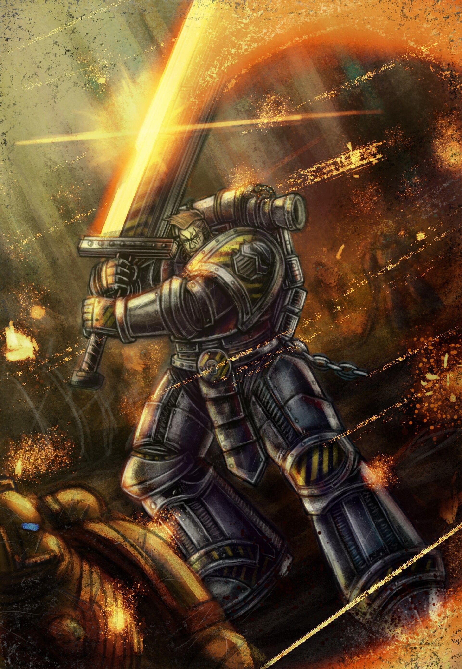 1920x2776 Iron warriors oc (commission)