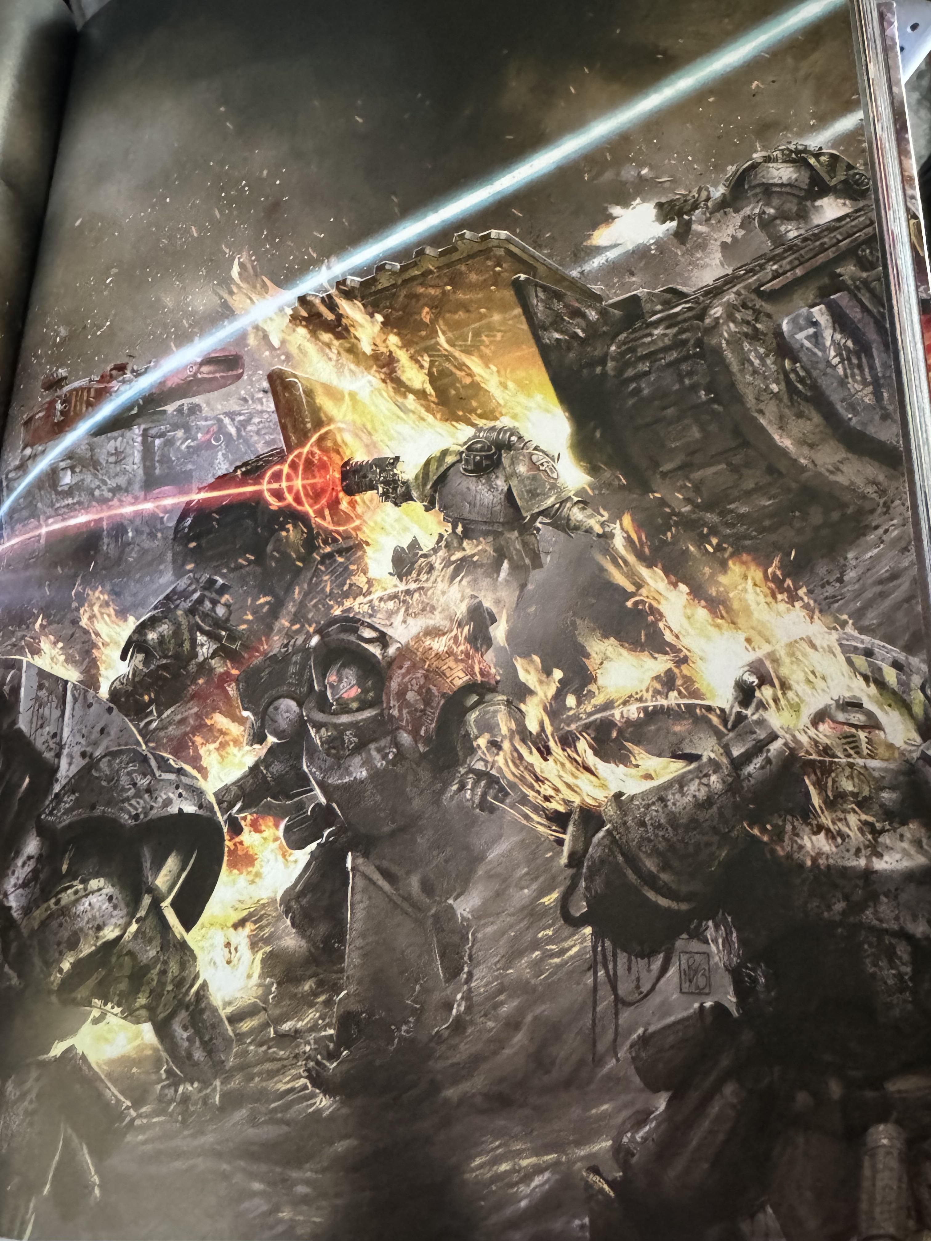 3024x4032 Of all the Horus Heresy artwork, this one sums up the iron warriors the best in my opinion. I may be on fire, but go f*ck yourself