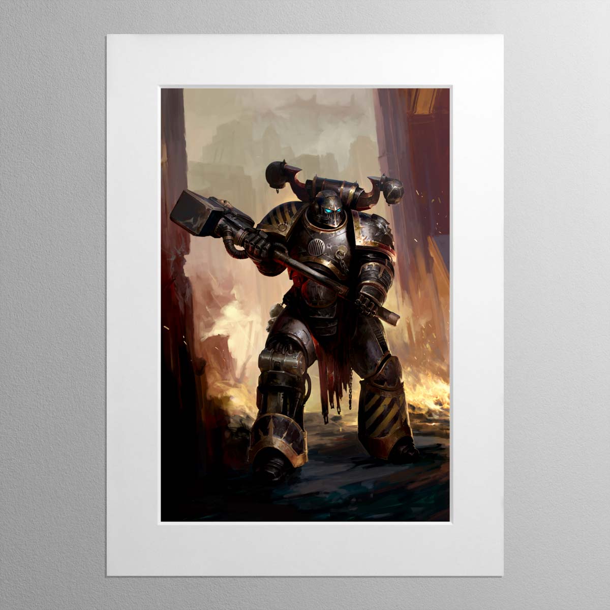 1200x1200 Iron Warriors Chaos Space Marine Art Print