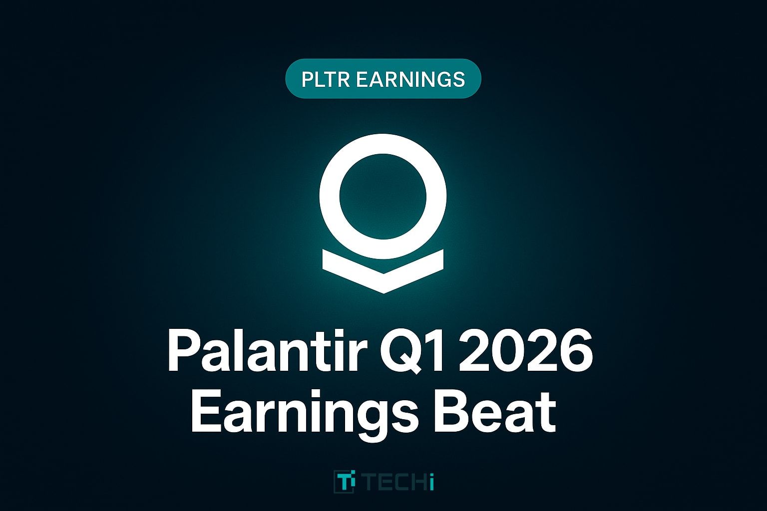 1536x1024 Palantir Q1 2026 Earnings: Revenue $1.63B, EPS $0.33 Beat