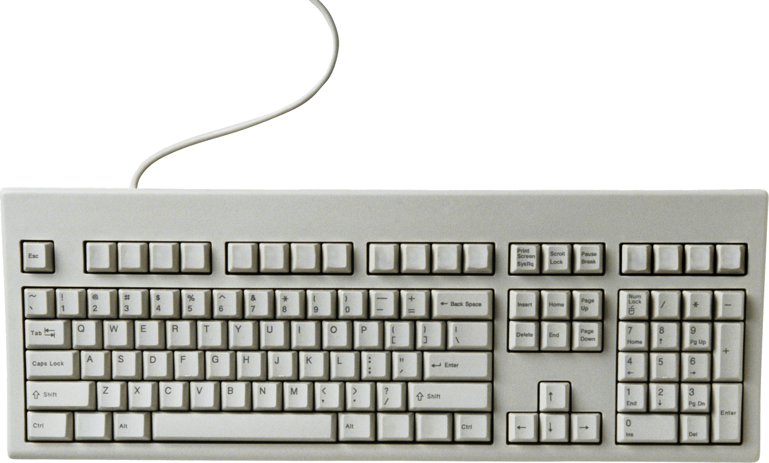 1554x936 White Keyboard Free Download PNG HD Transparent HQ PNG Download