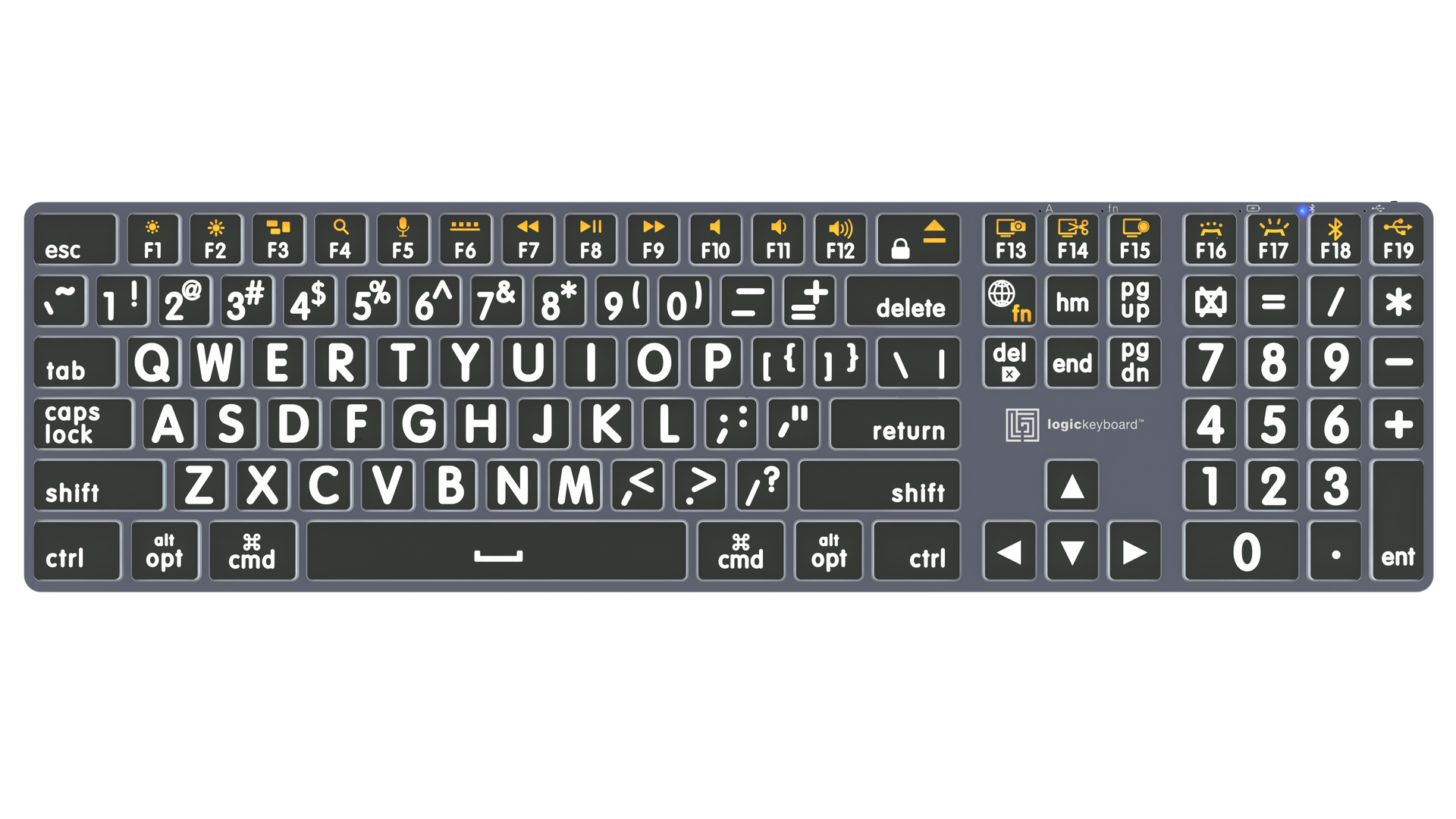1920x1080 TITAN Large Print Backlit Wireless Keyboard