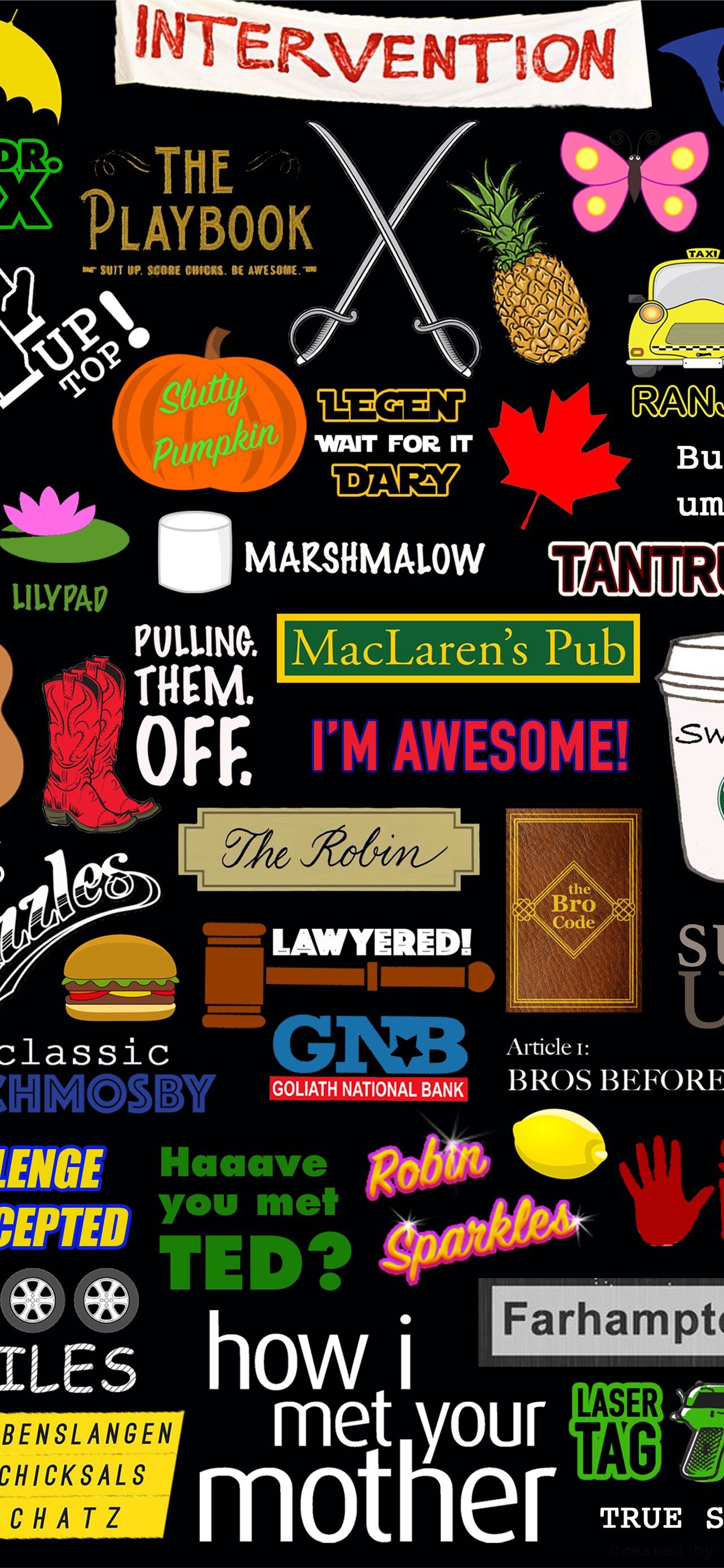 1284x2778 Best How i met your mother iPhone HD Wallpaper