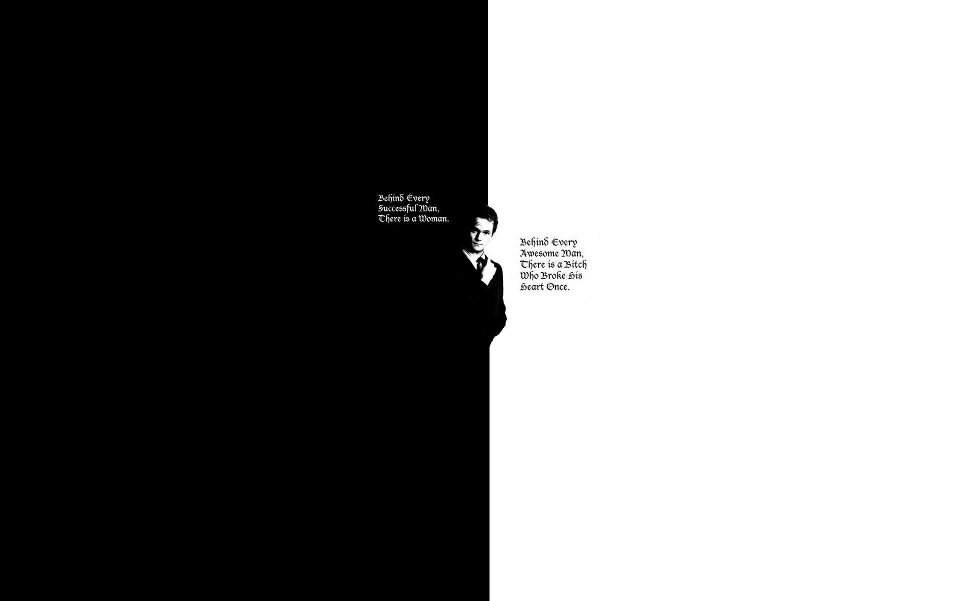 1920x1200 women, Black, And, White, Humor, Funny, Barney, Stinson, How, I, Met, Your, Mother, Tv, Series Wallpaper HD / Desktop and Mobile Background
