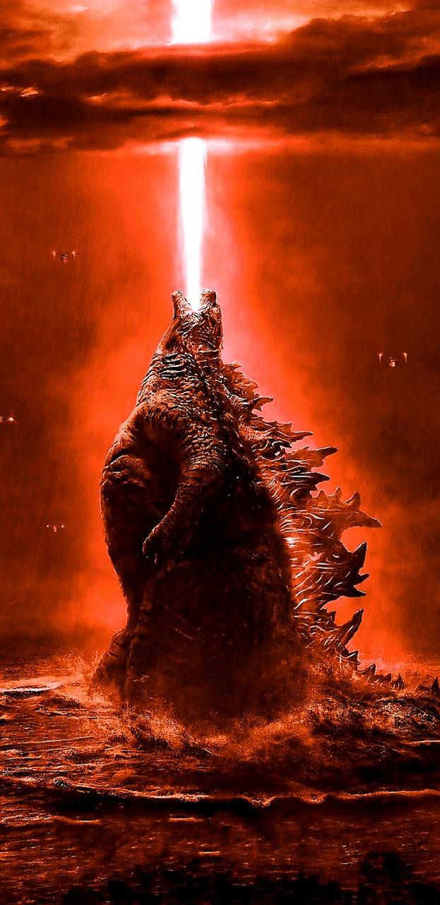 623x1280 Nuclear Godzilla Wallpaper