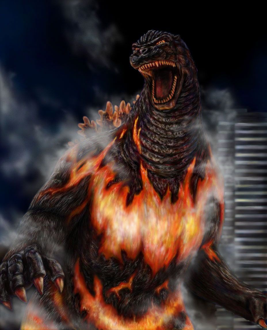 928x1144 Burning Godzilla! ideas. godzilla, kaiju, kaiju monsters