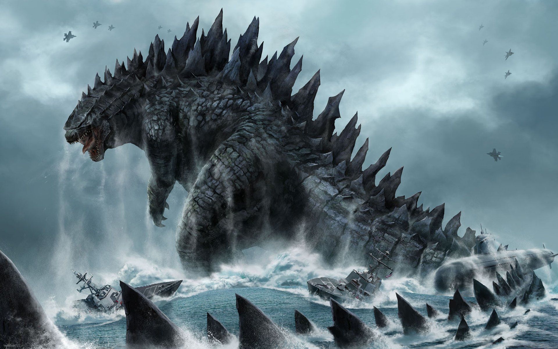 1920x1200 Godzilla Unleashed: Fantasy HD Wallpaper