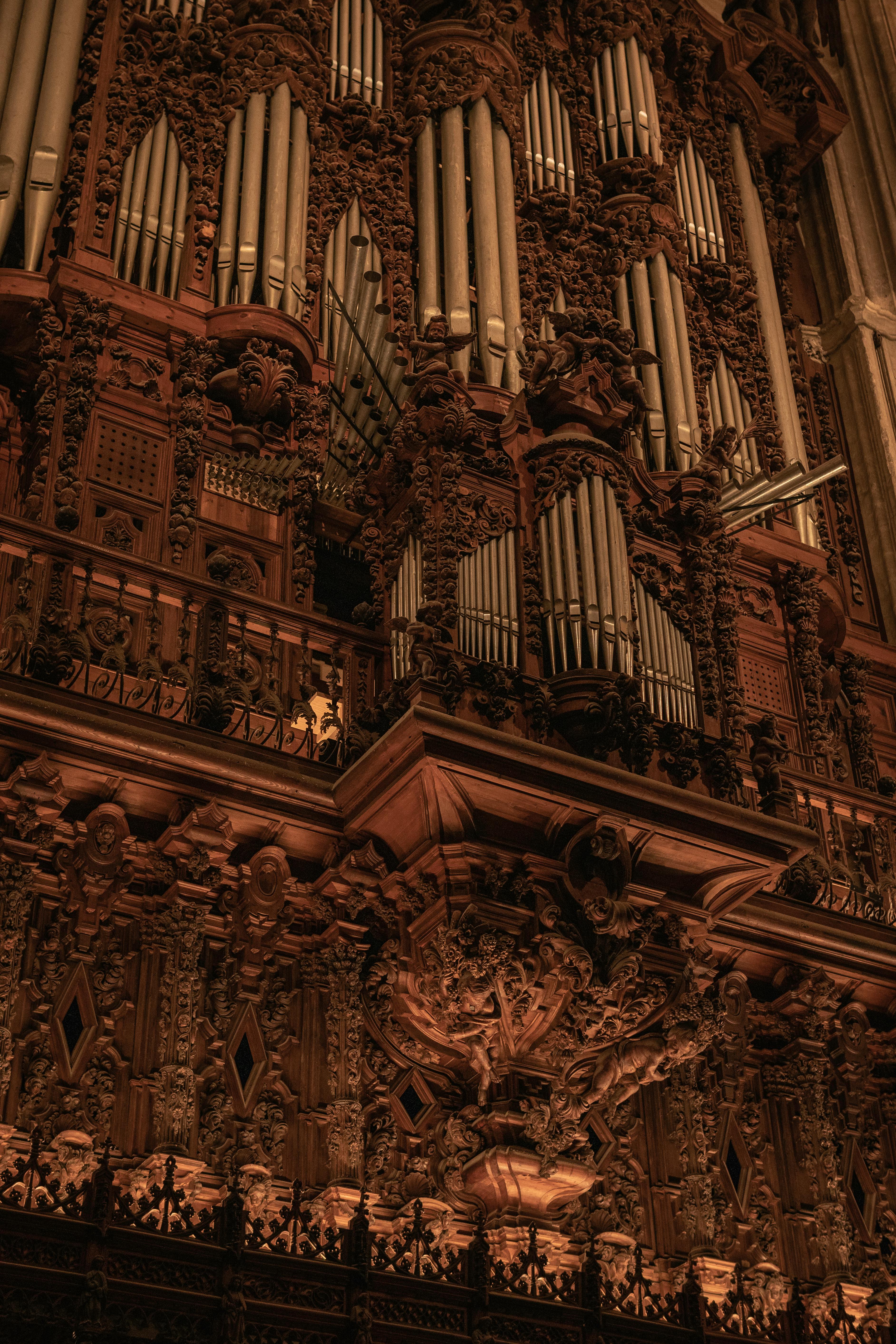 3769x5653 Pipe Organ in a Cathedral · Free