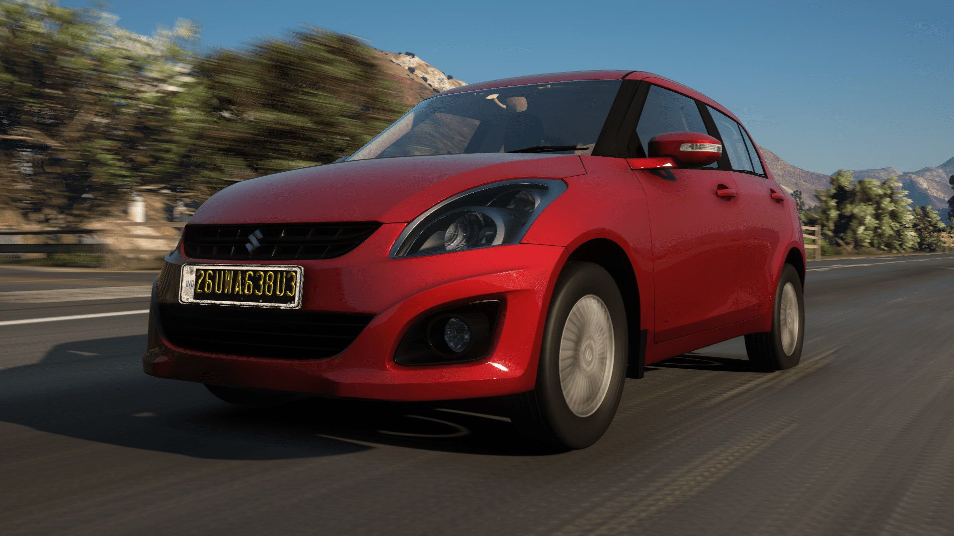 1920x1080 Suzuki Dzire 2014 Car MOD GTA V
