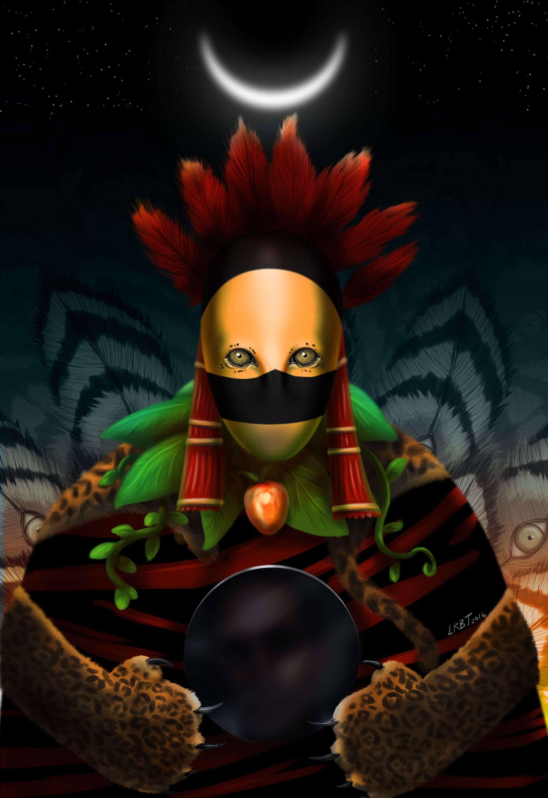 1920x2797 Tezcatlipoca Wallpaper