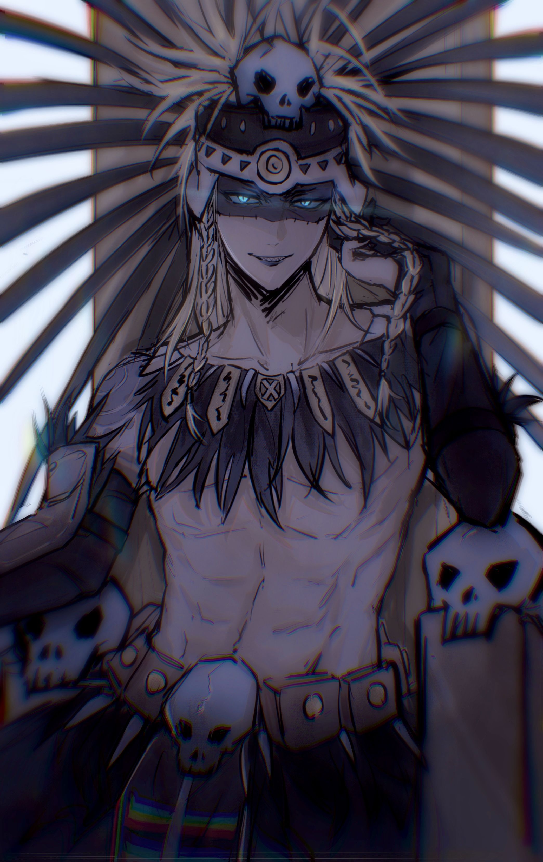2089x3318 Assassin (Tezcatlipoca) Grand Order Anime Image Board