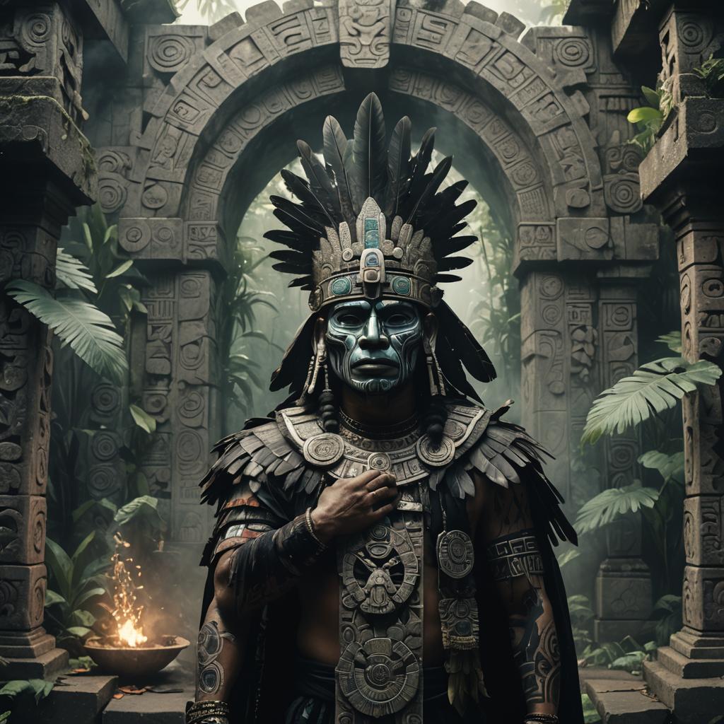 1024x1024 Tezcatlipoca: The Smoking Mirror of Aztec Mythology