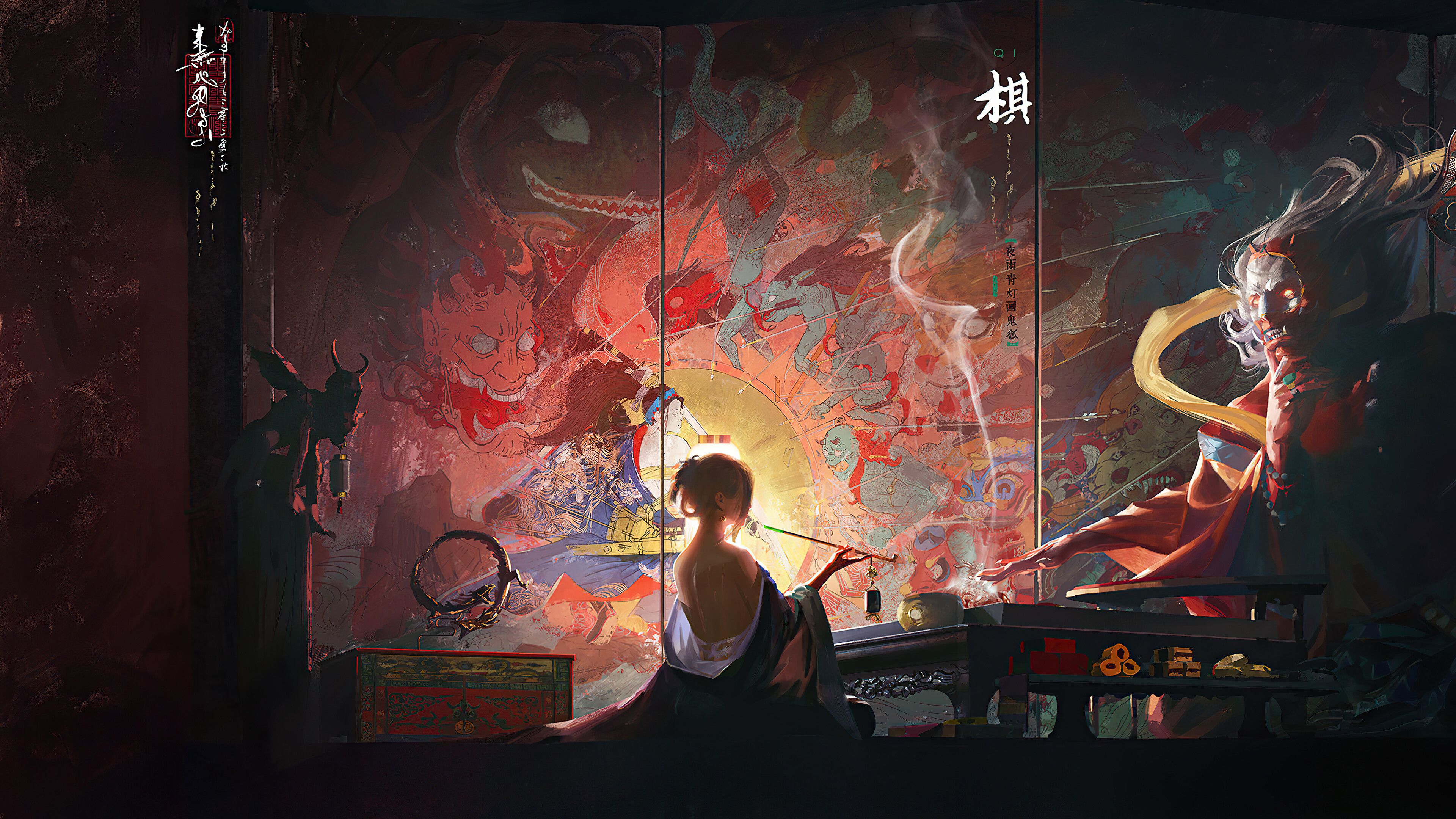 3840x2160 Opium & Demons [3840x2160]