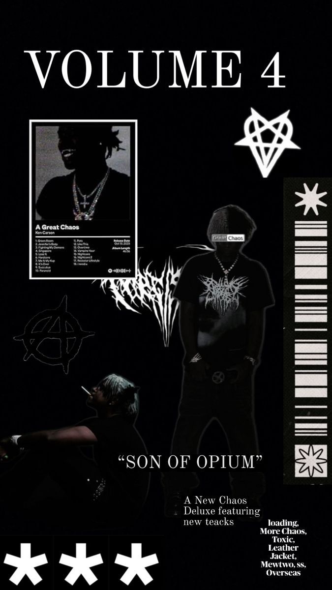 675x1200 Volume 4: Ken Carson. Rap aesthetic, Music poster design, Rap wallpaper