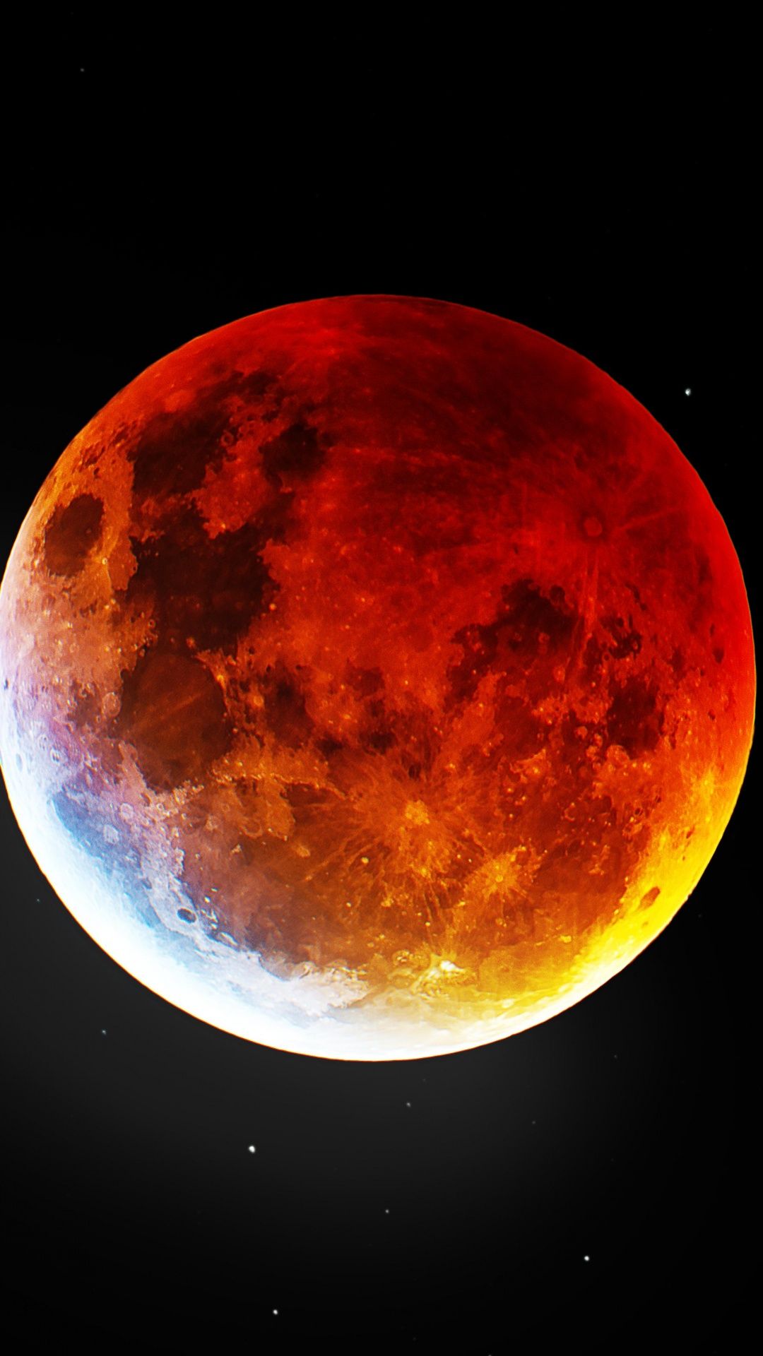 1080x1920 Blood Moon Wallpaper 4K, Night, Dark background, 5K