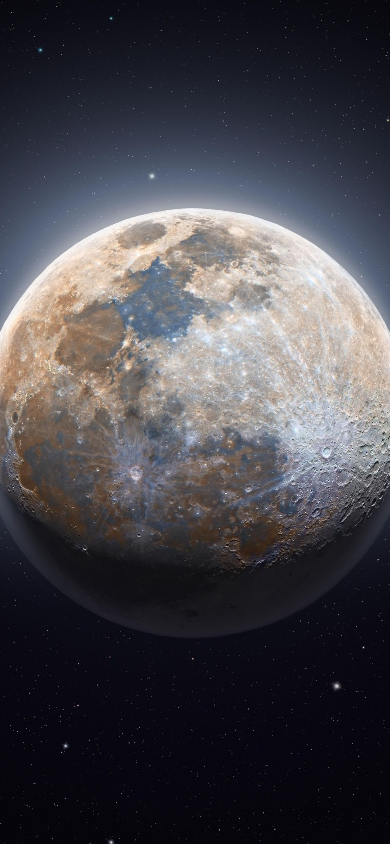 1284x2778 Free HD A Dark Moon Wallpaper —