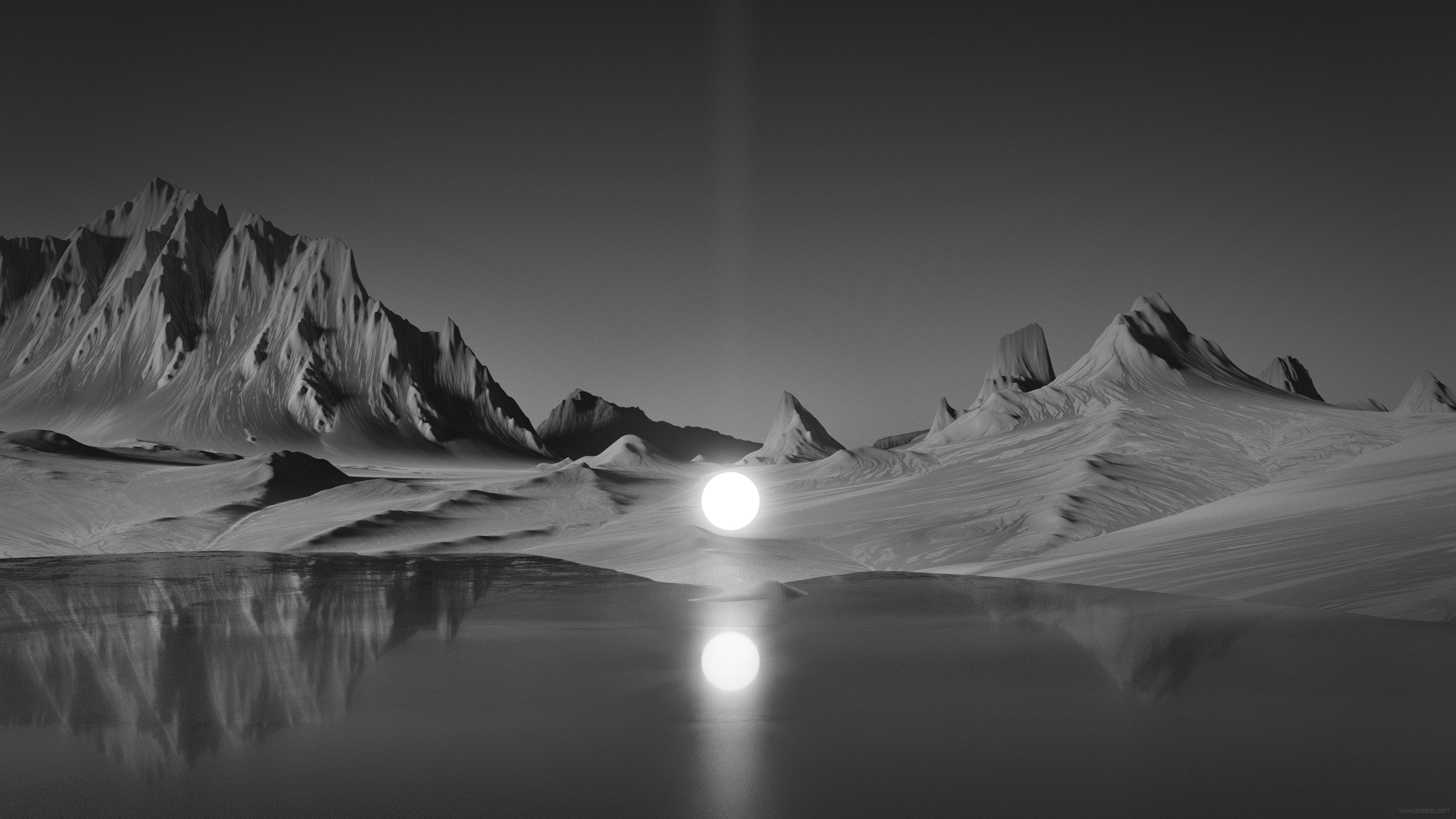 5120x2880 Moon Planet 5K Wallpaper