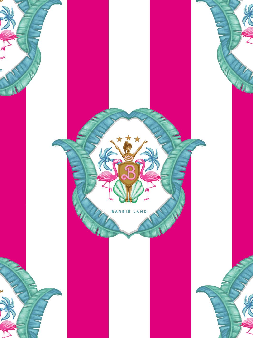 1065x1420 'Barbie™ Land Seal' Wallpaper by Barbie™