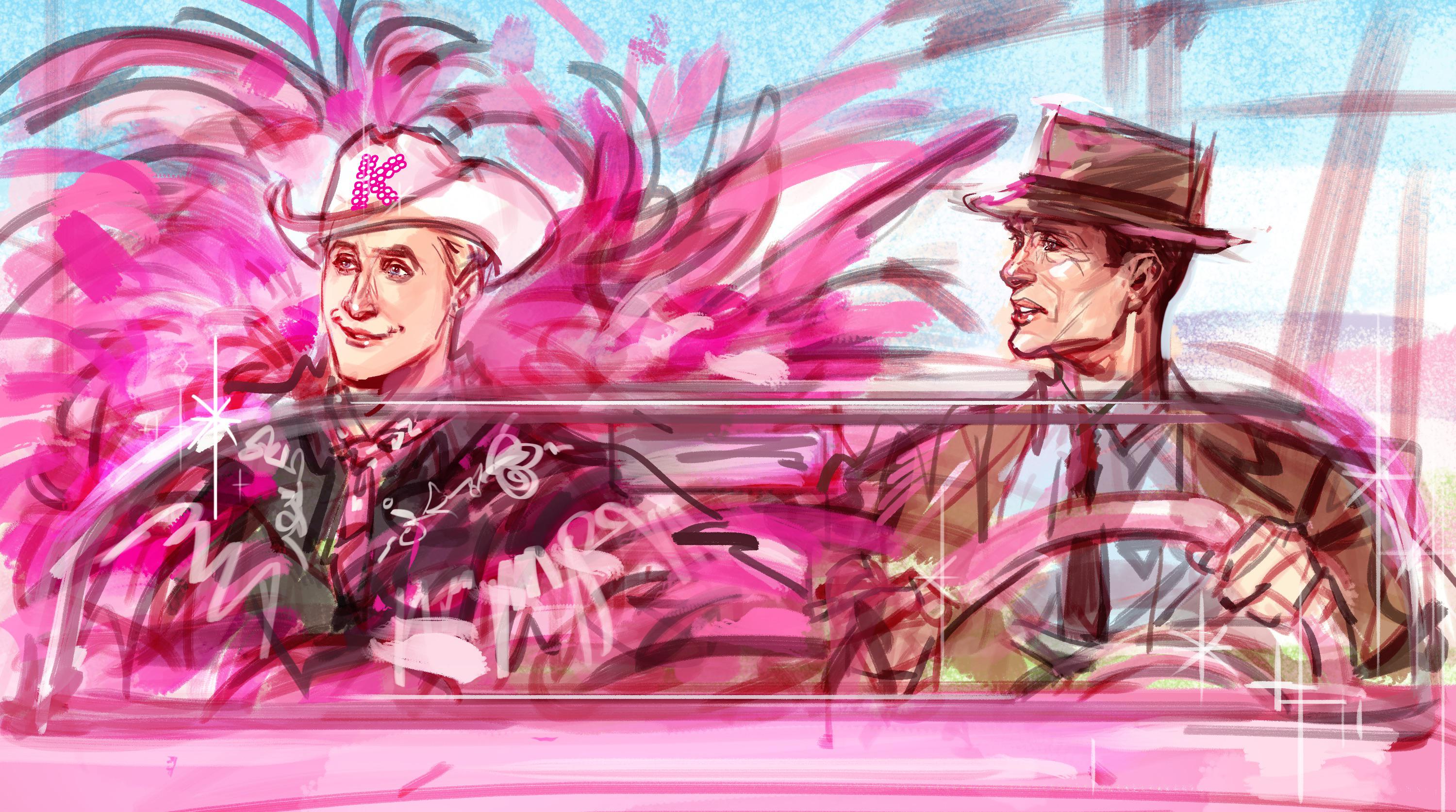 3000x1673 OC Happy Barbenheimer day from Barbie Land