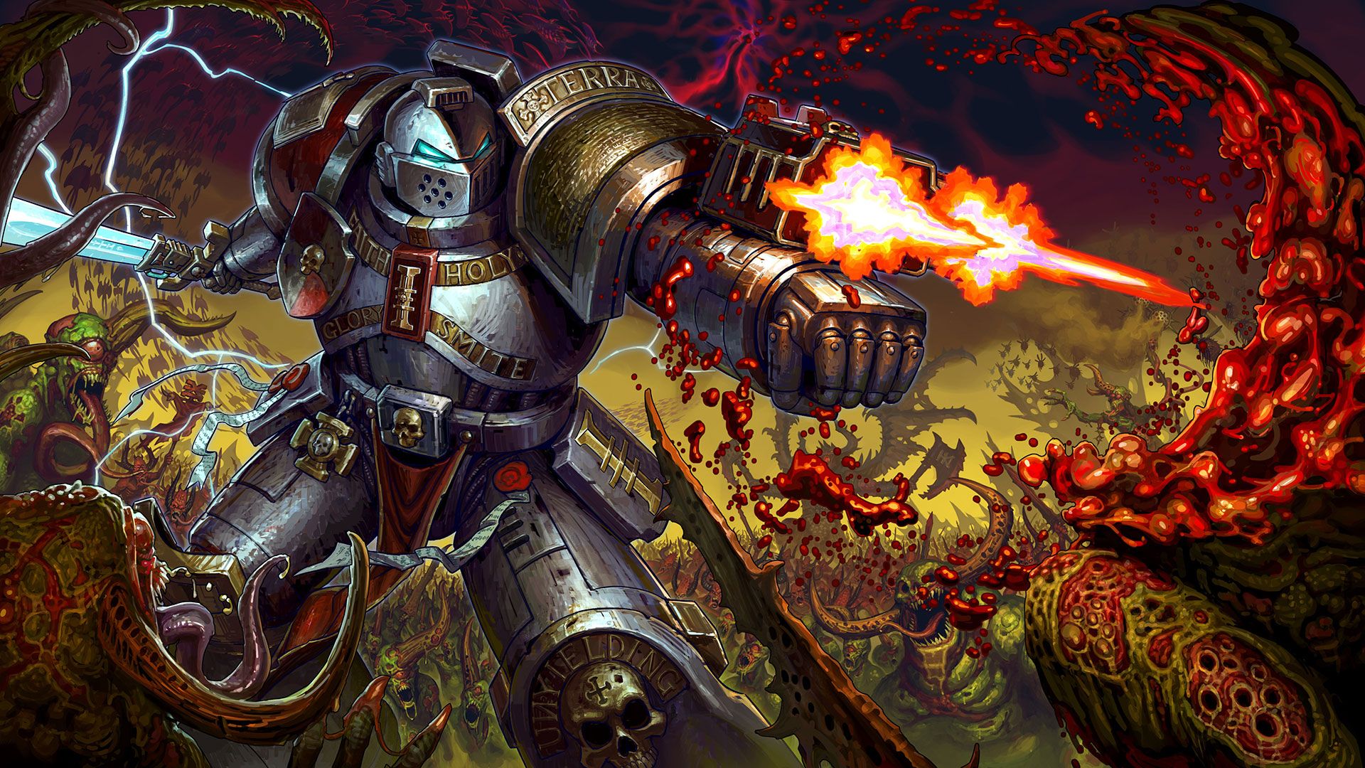 1920x1080 Grey Knight vs Chaos