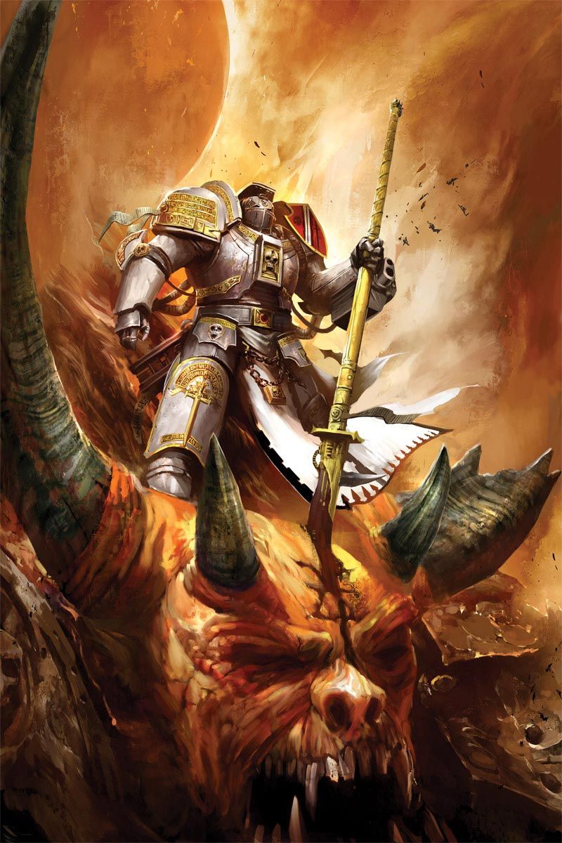 800x1200 Grey Knight Terminator Art Print