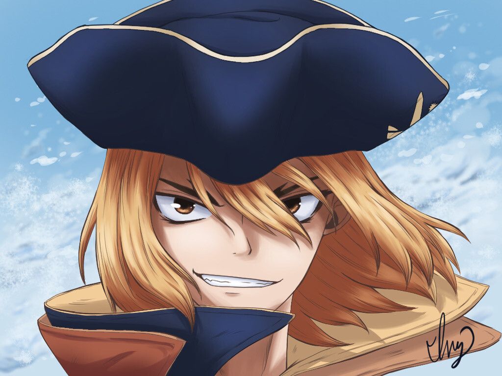 1024x768 Ryusui Nanami ( Dr. Stone fanart)