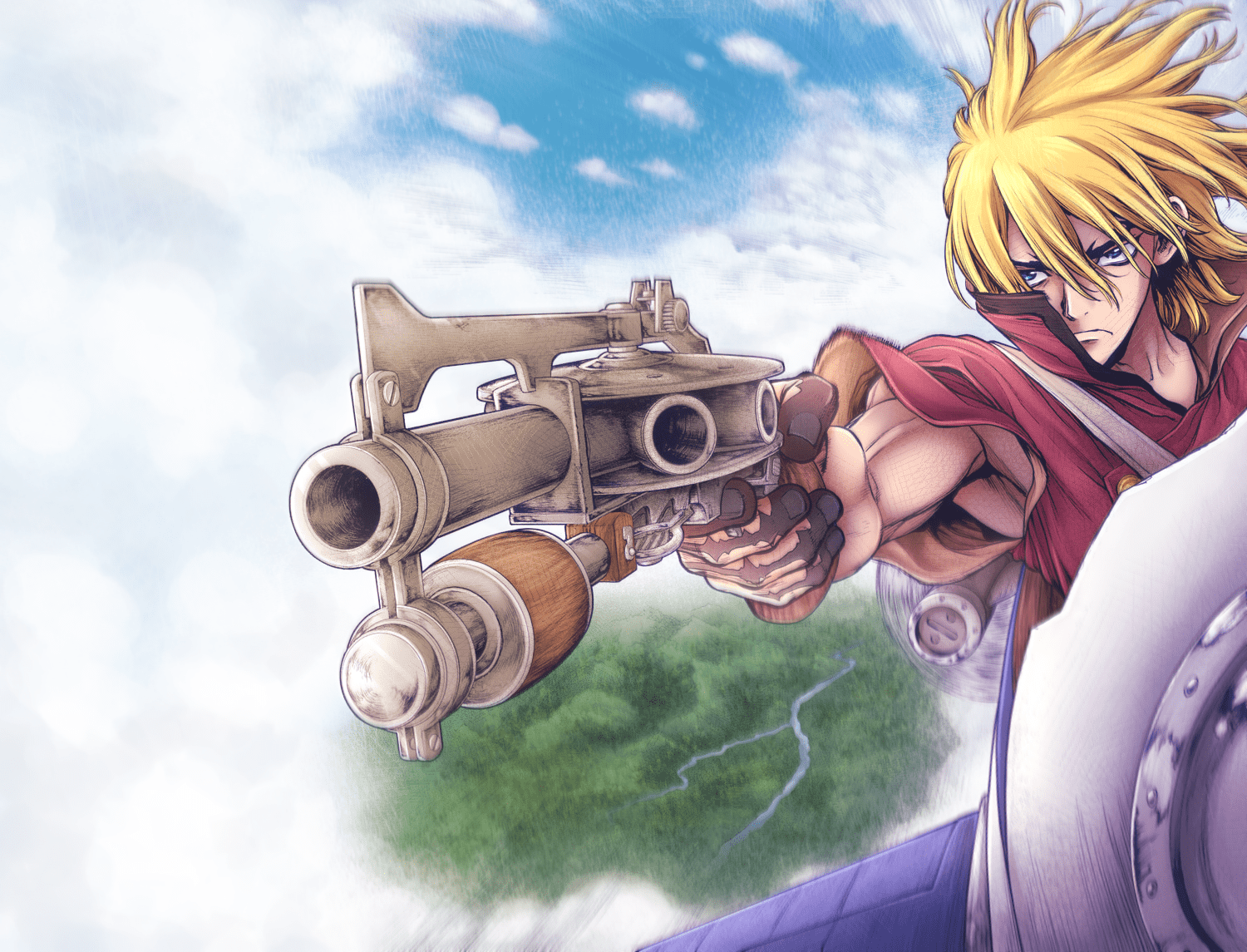 1500x1145 Colored a Ryusui panel from Chapter 164
