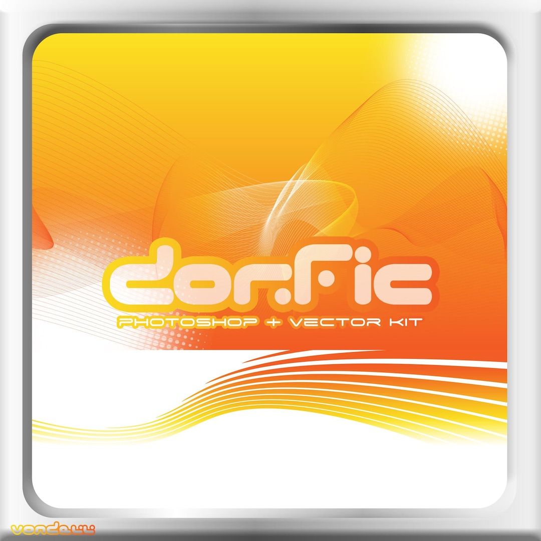 1080x1080 Dorfic Design Kit (photoshop + Vectors)