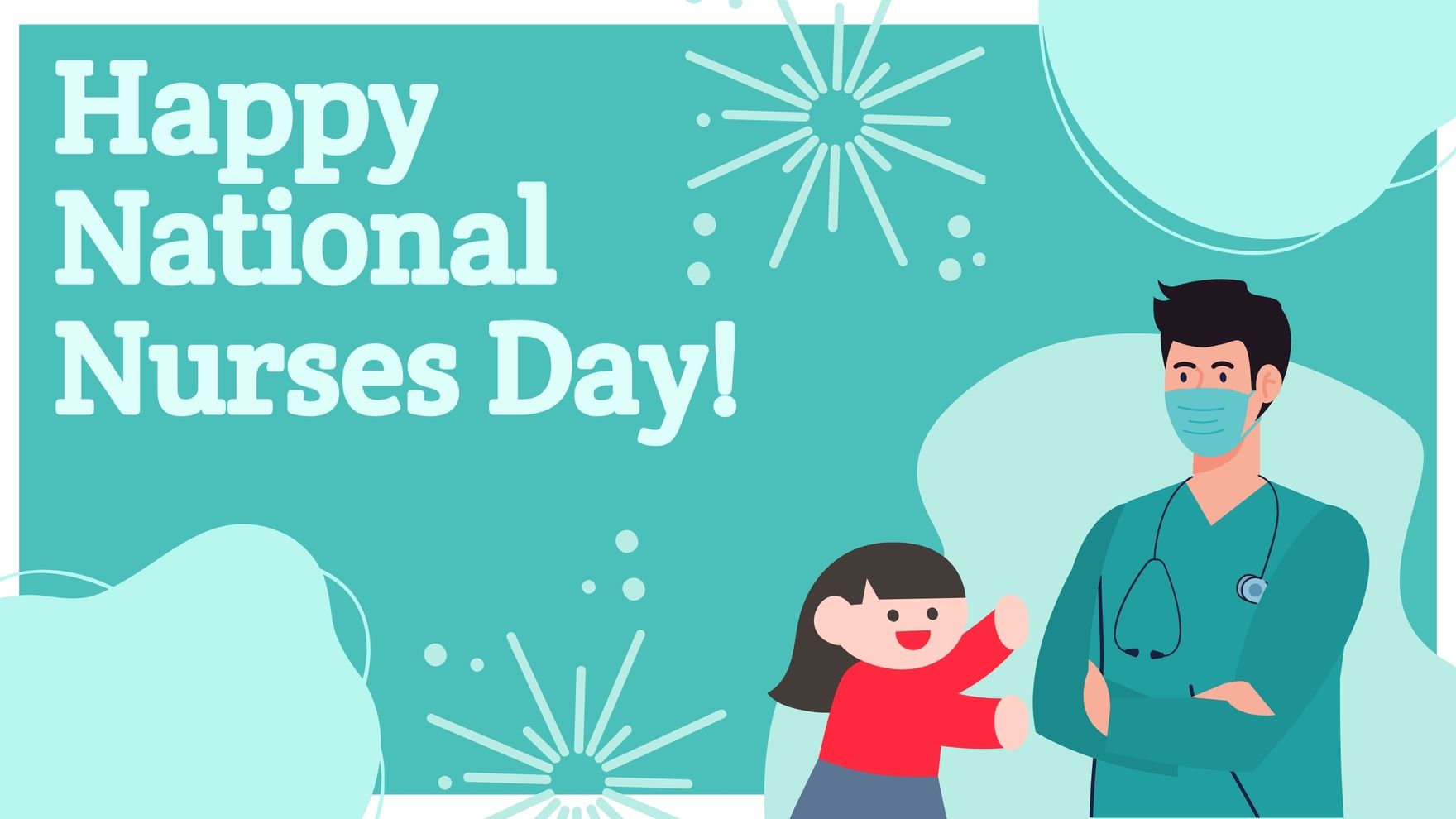 1760x990 Happy National Nurses Day Background in EPS, Illustrator, JPG, PSD, PNG, PDF, SVG