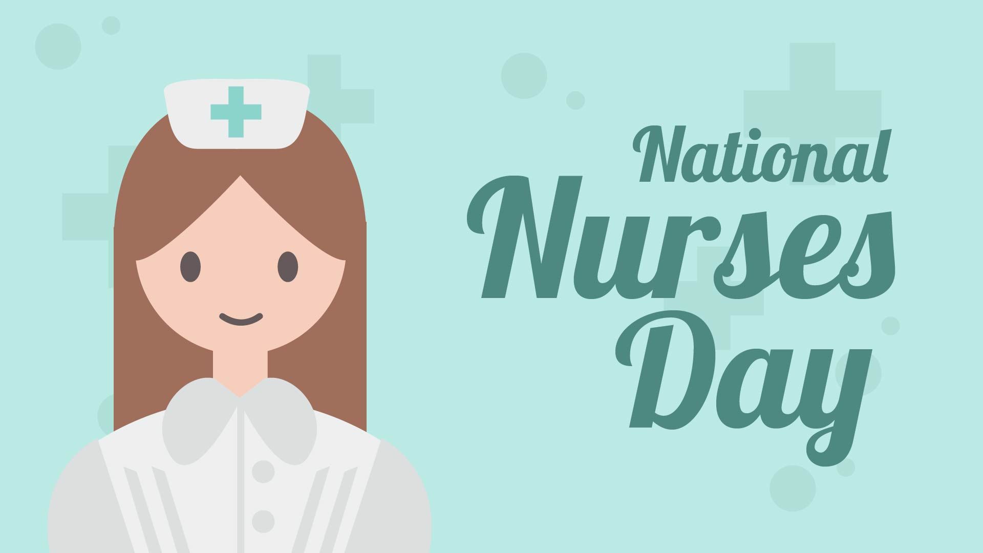 1920x1080 National Nurses Day Banner Background in EPS, Illustrator, JPG, PSD, PDF, PNG, SVG