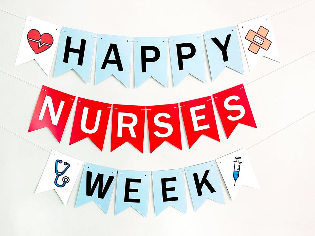 1024x768 Nurse Appreciation Week Card Stock Banner. Nurses Appreciation Decora