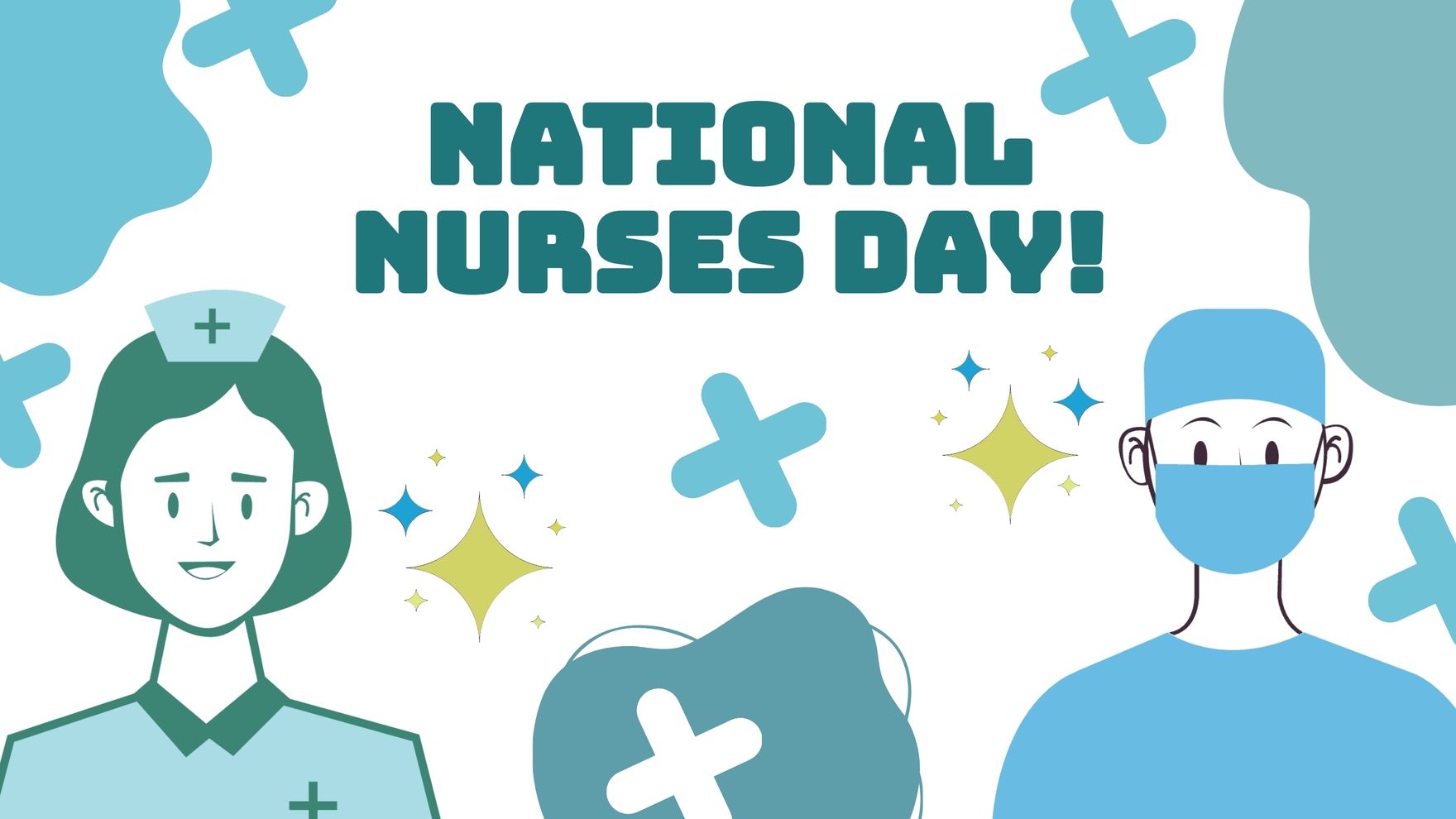 1760x990 National Nurses Day Vector Background in EPS, Illustrator, JPG, PSD, PNG, PDF, SVG