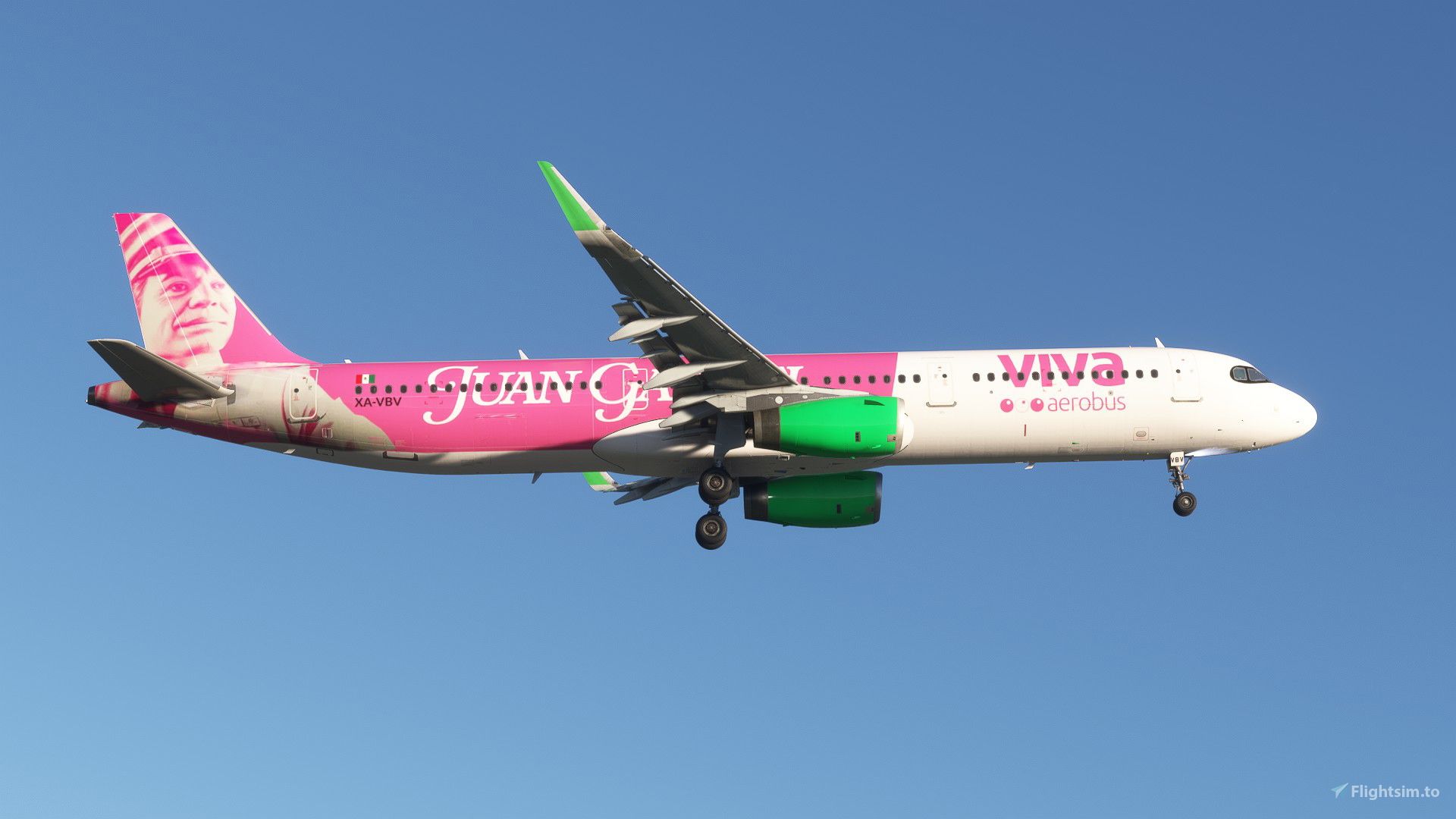 1920x1080 Fenix A321 231SL V2 VivaAerobus (XA VBV Gabriel) (12K) Liveries For MSFS