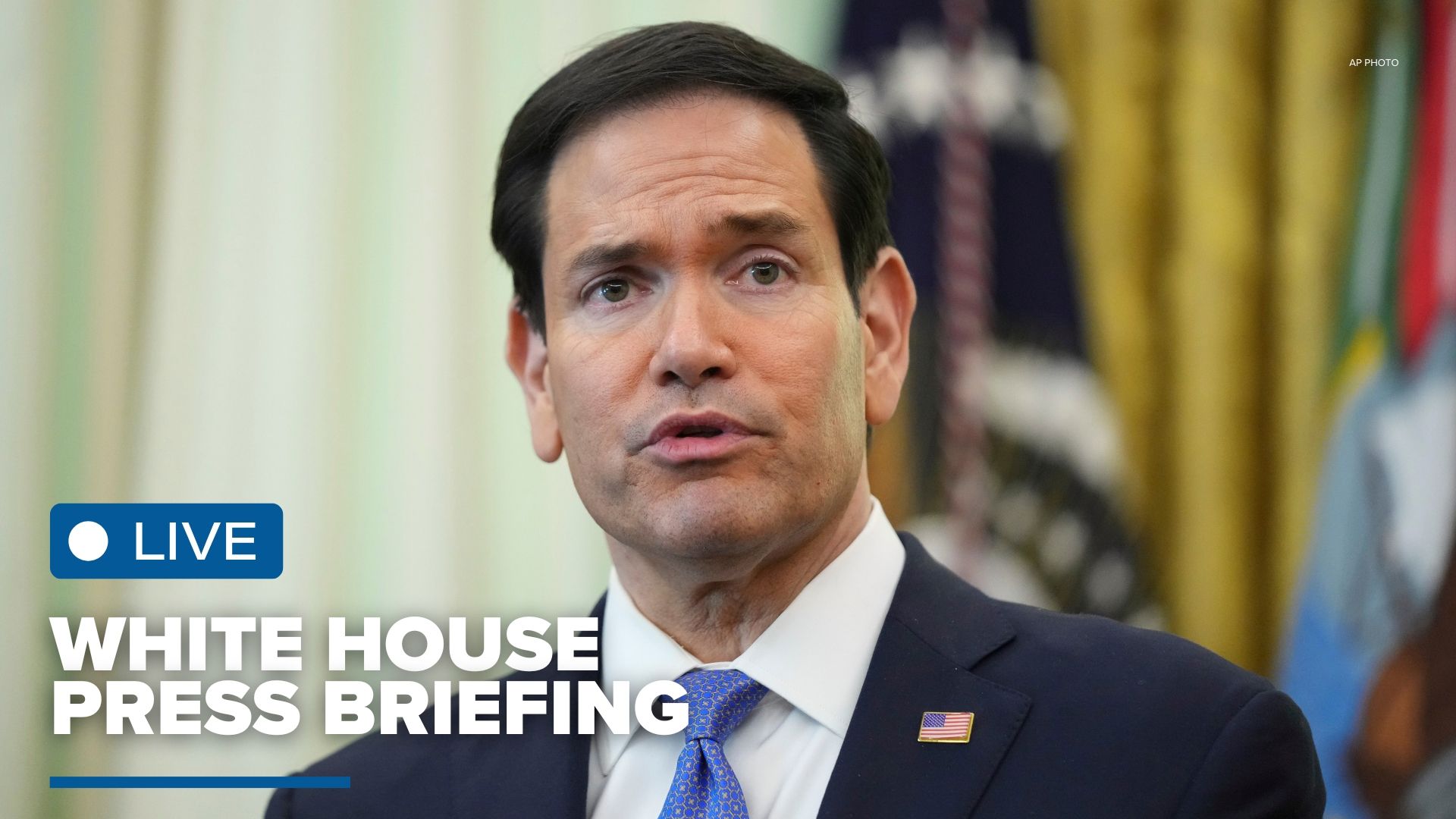 1920x1080 LIVE: Marco Rubio leads White House press briefing