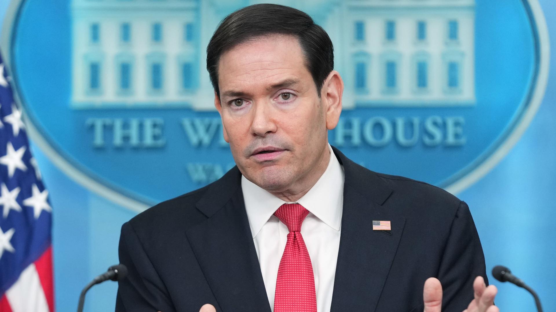 1920x1080 Marco Rubio leads White House press briefing. Full news conference