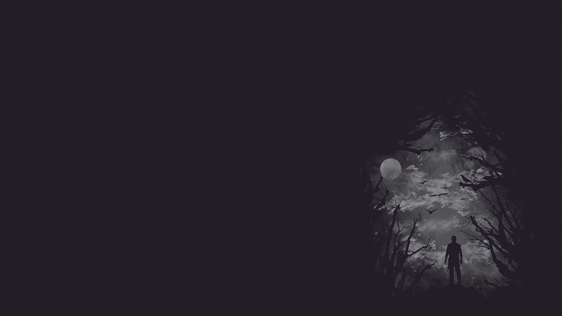 1920x1080 Dark Minimalist Wallpaper