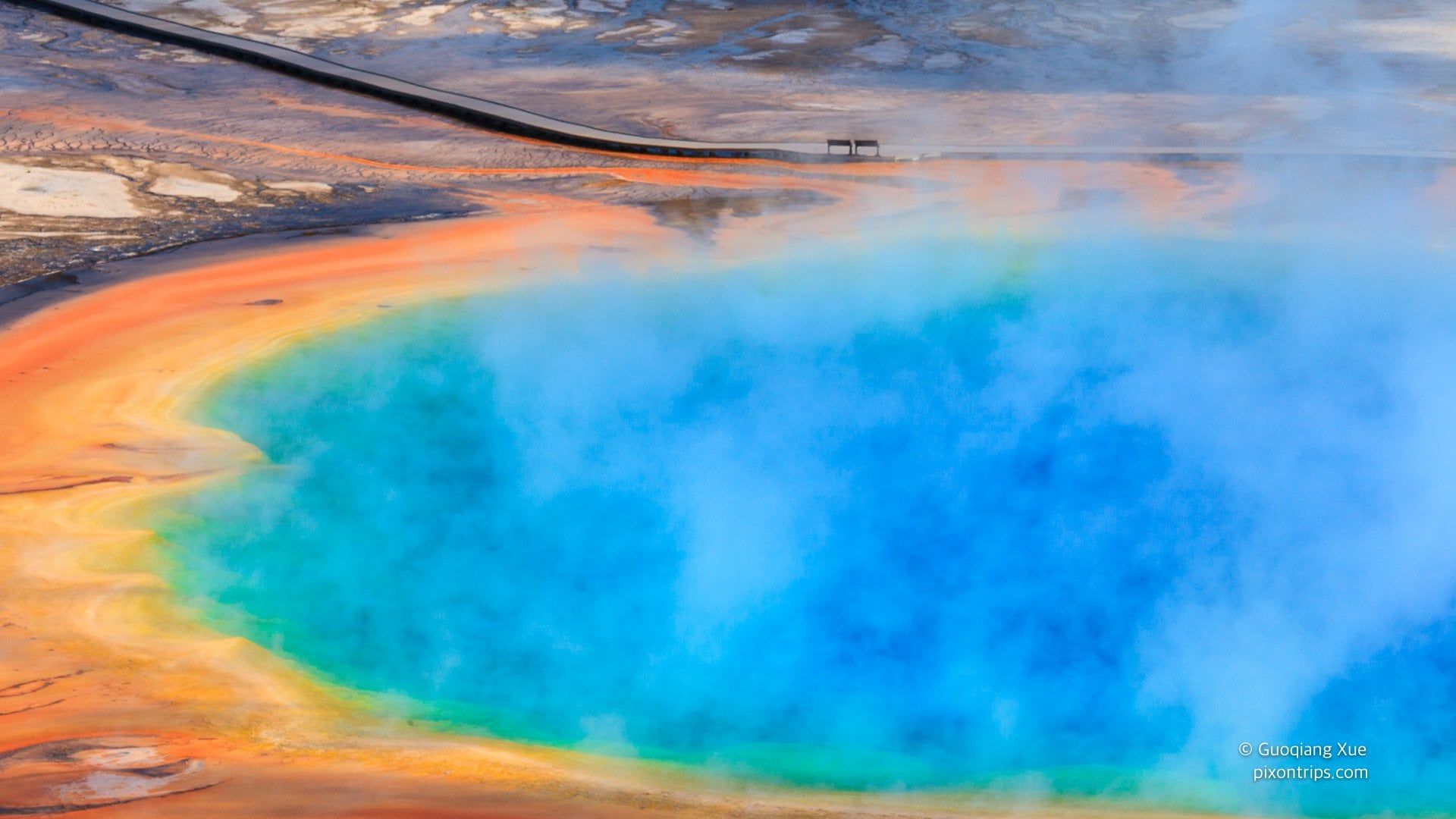 1920x1080 Grand Prismatic Spring, Yellowstone National Park [1920x1080]